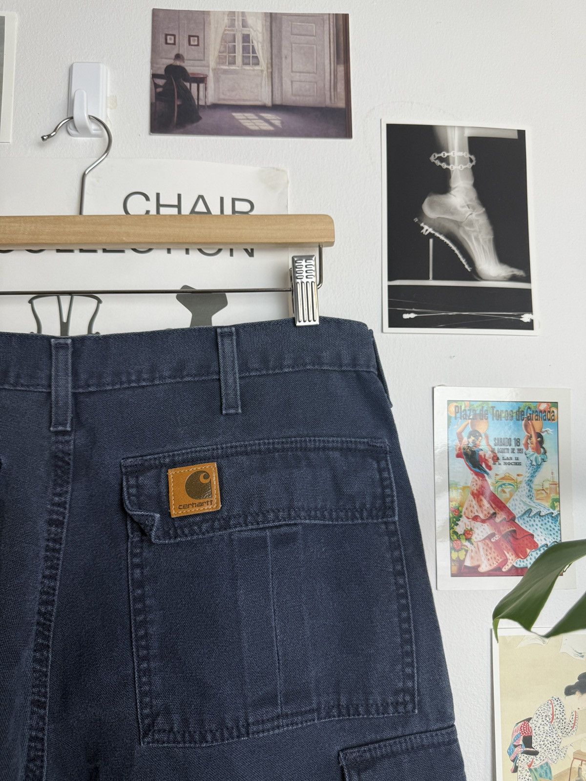 Other Carhartt single knee baggy cargo pants 34x34 skate workwear Size US 34 / EU 50 - 4 Thumbnail