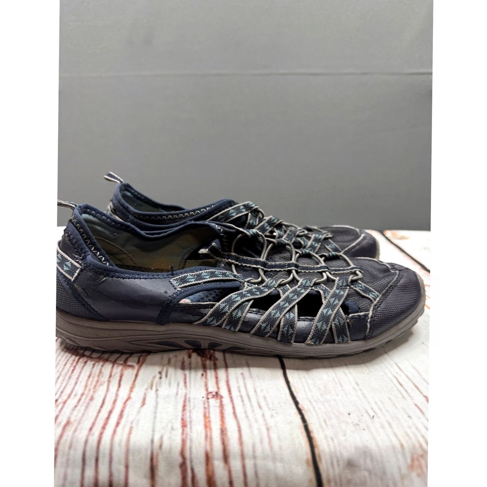 SKECHERS Skechers Relaxed Fit 49359 Women Navy Blue Bungee Slip-On Sneaker 9.5 Size US 10 / IT 40 - 6 Thumbnail