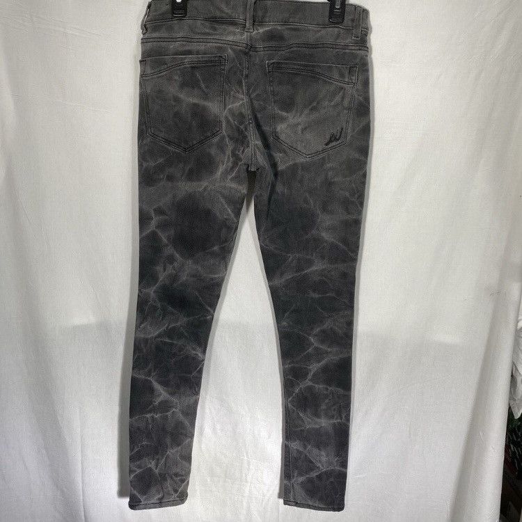 Express MIA Tie dye low rise skinny jeans Size 32" / US 10 / IT 46 - 2 Thumbnail