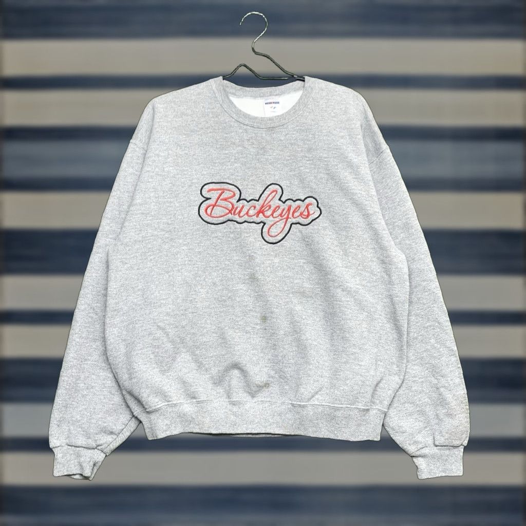 Lee VINTAGE Lee Ohio State Buckeyes Sweatshirt Mens Large Gray College Football Fleece Logo 90s Size US L / EU 52-54 / 3 - 1 Thumbnail