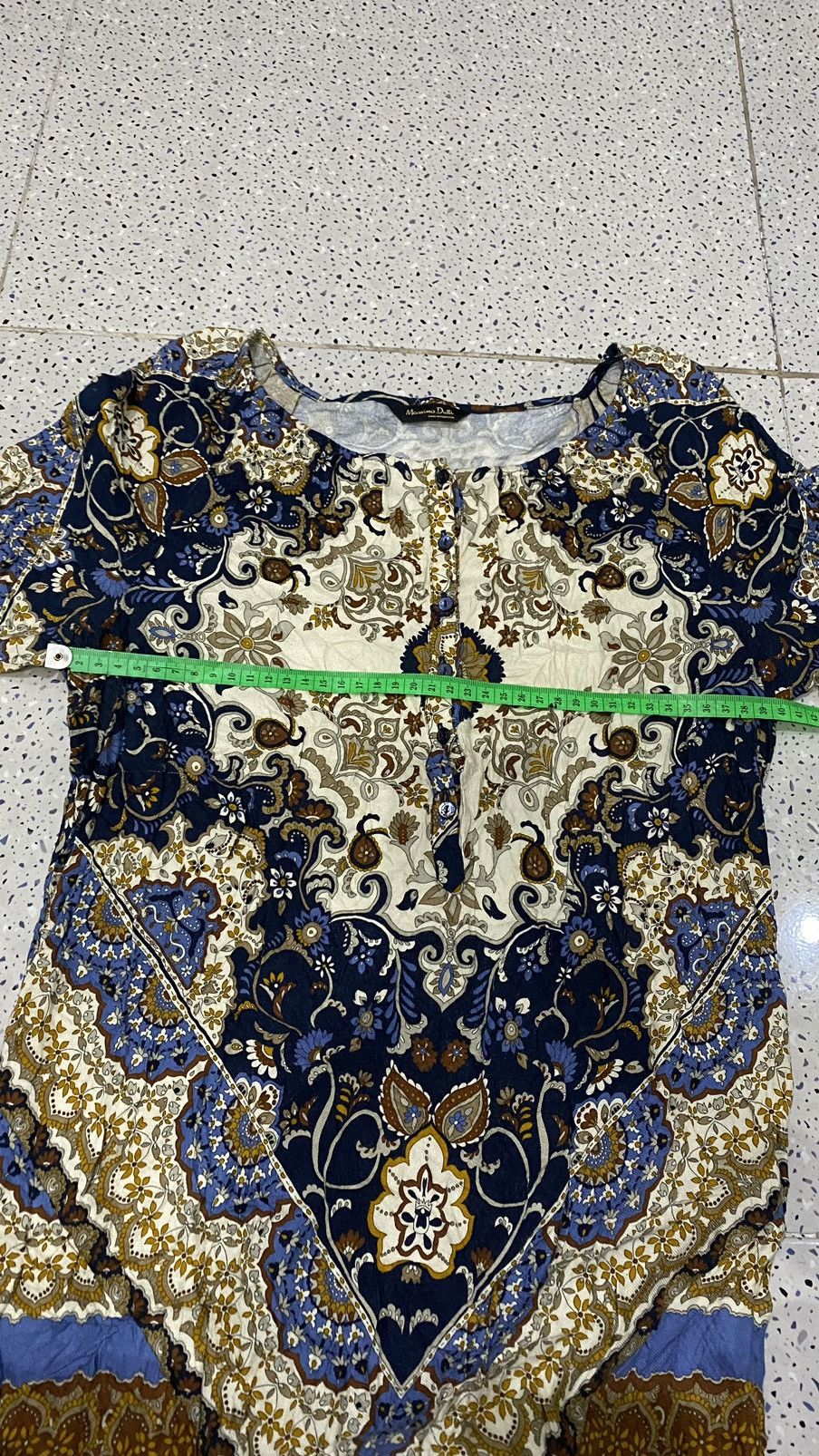 Massimo Dutti Massimo Dutti Vintage Pattern Midi Dress Size S / US 4 / IT 40 - 12 Thumbnail