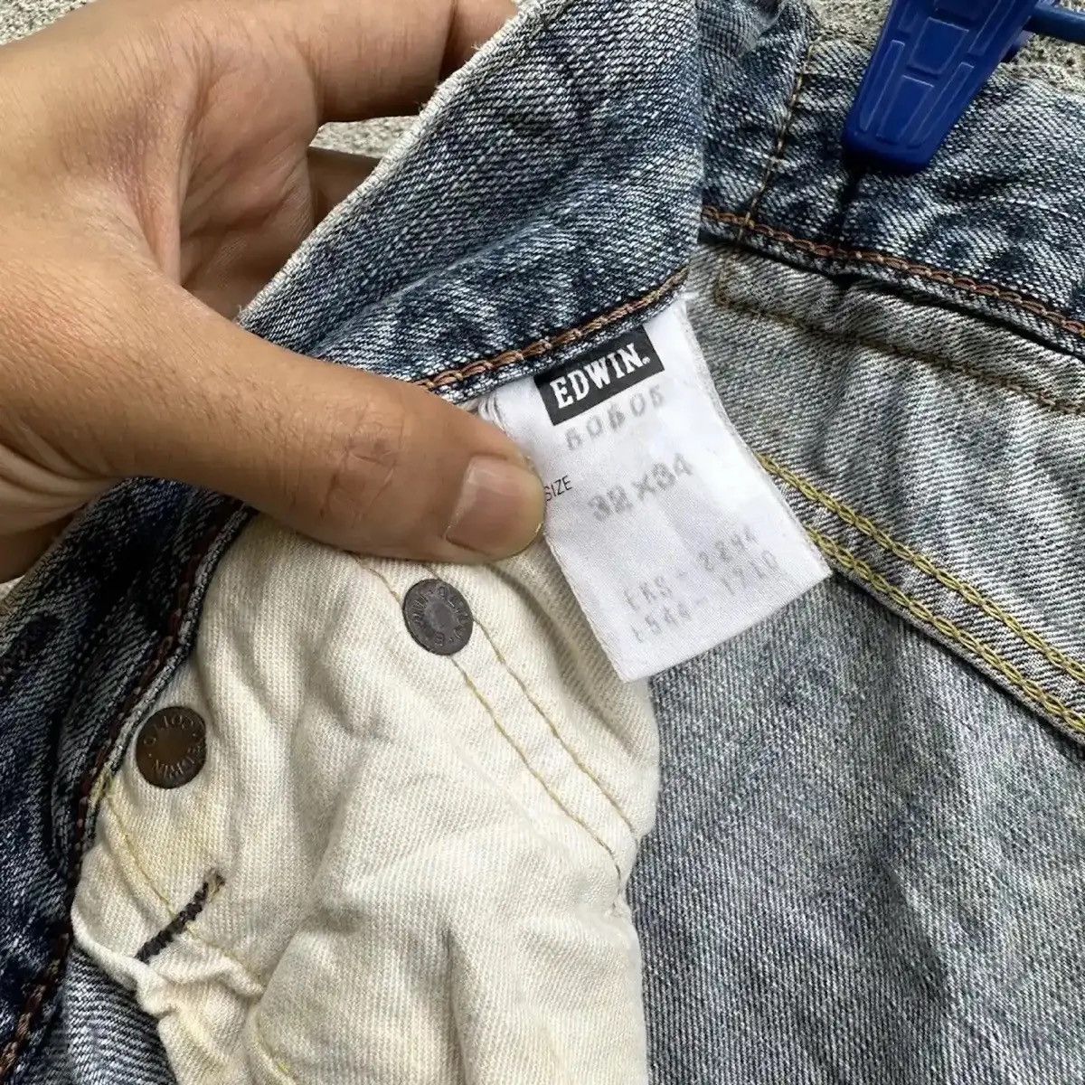 Self Edge RUSTY DIRTY DISTRESSED DENIM REDLINE JEAN FADED SELVEDGE W34 Size US 34 / EU 50 - 9 Thumbnail
