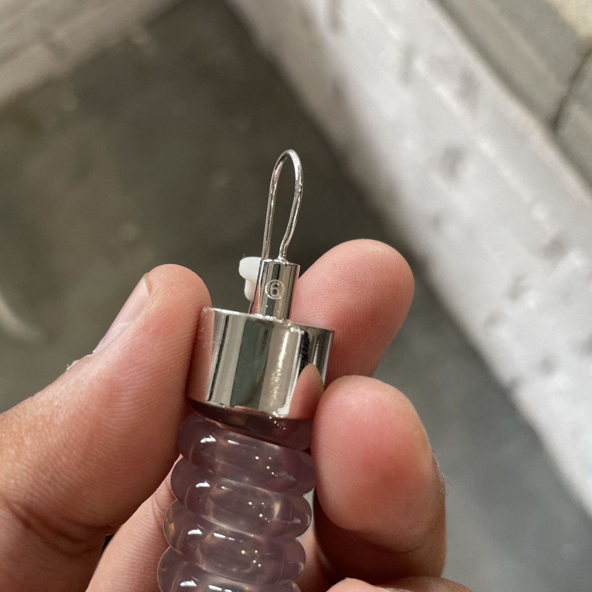 Maison Margiela Maison Margiela MM6 Spring Earring Size ONE SIZE - 3 Thumbnail