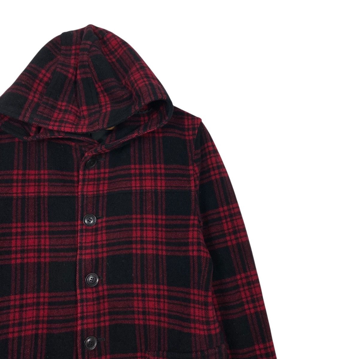 Japanese Brand × PPFM PPFM Checked Long Coat Jacket Size US M / EU 48-50 / 2 - 5 Thumbnail