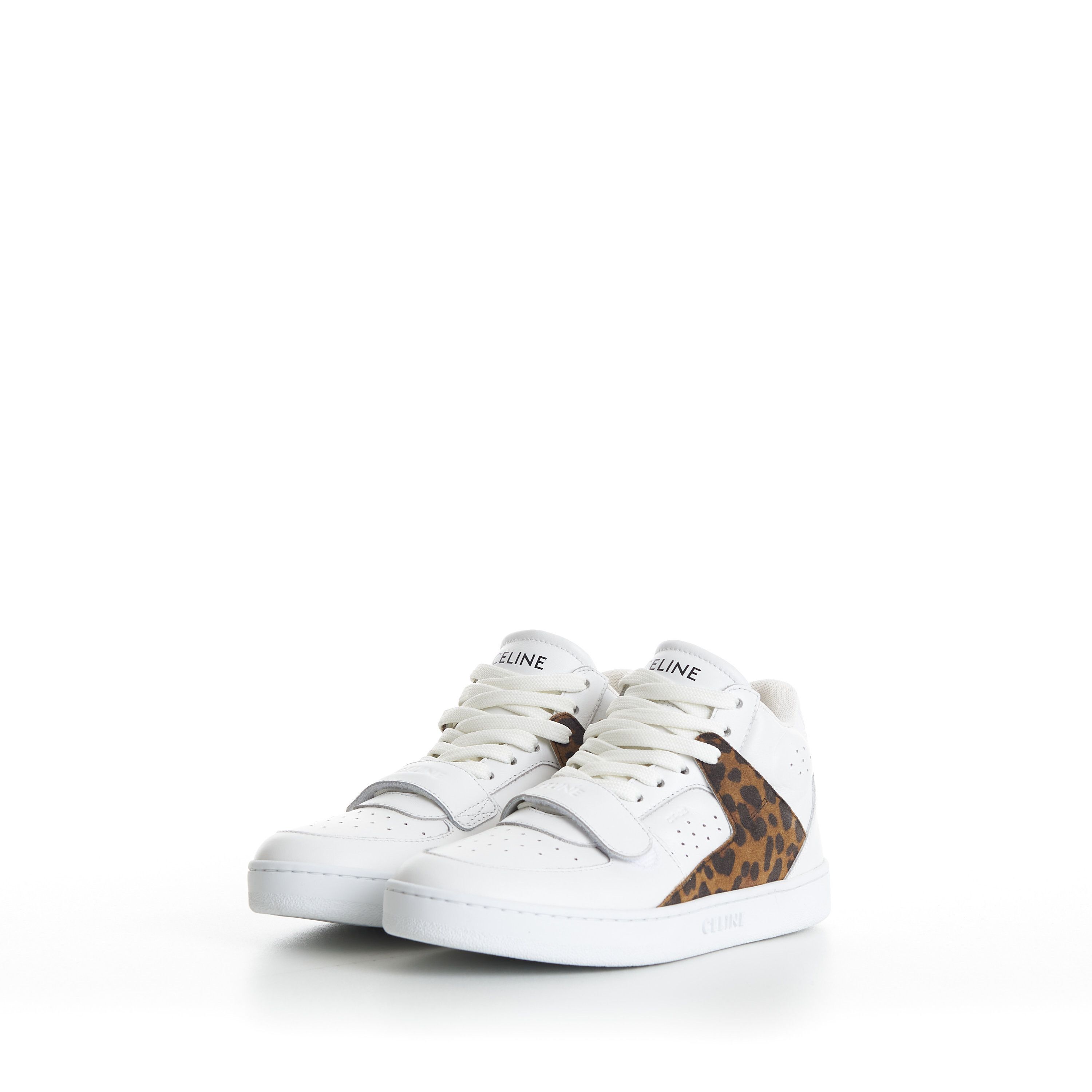 Celine CT-02 Celine Trainer Mid Sneaker With Scratch In Calfskin Size US 6 / IT 36 - 4 Thumbnail