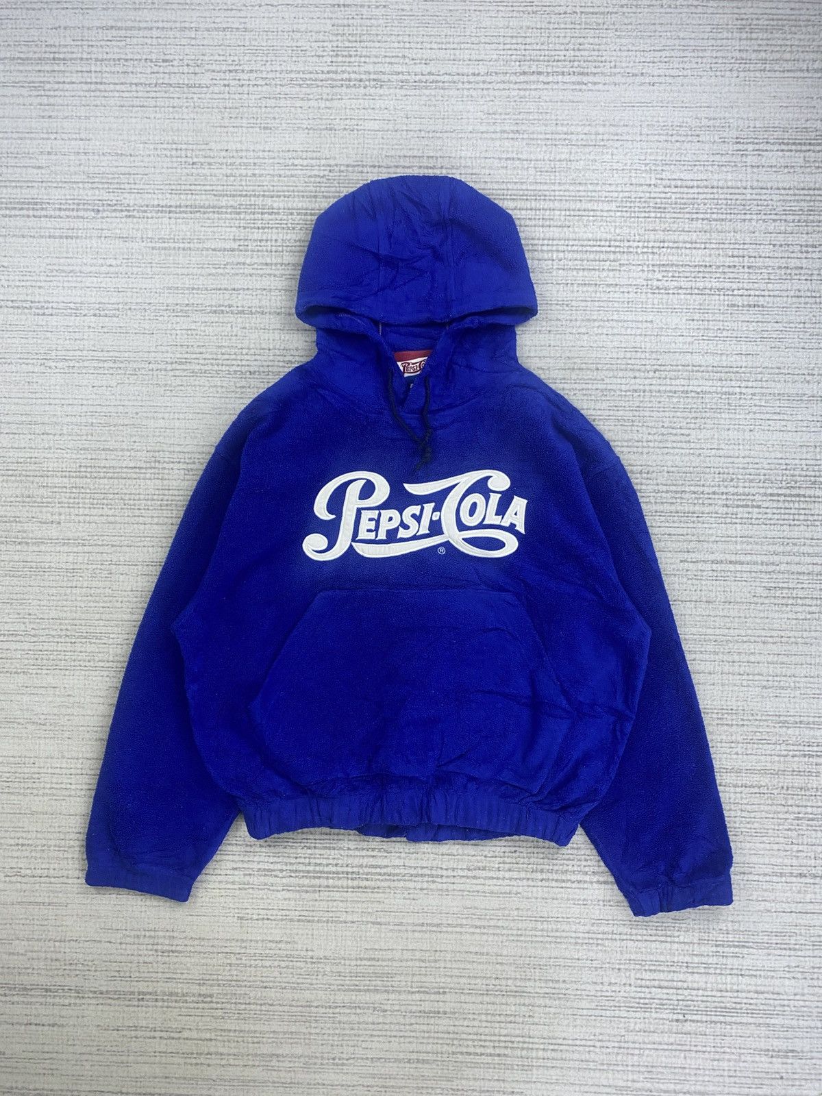 Pepsi × Vintage Vintage Pepsi Cola Embroidery Logo Blue Colour Hoodie Size US M / EU 48-50 / 2 - 1 Thumbnail