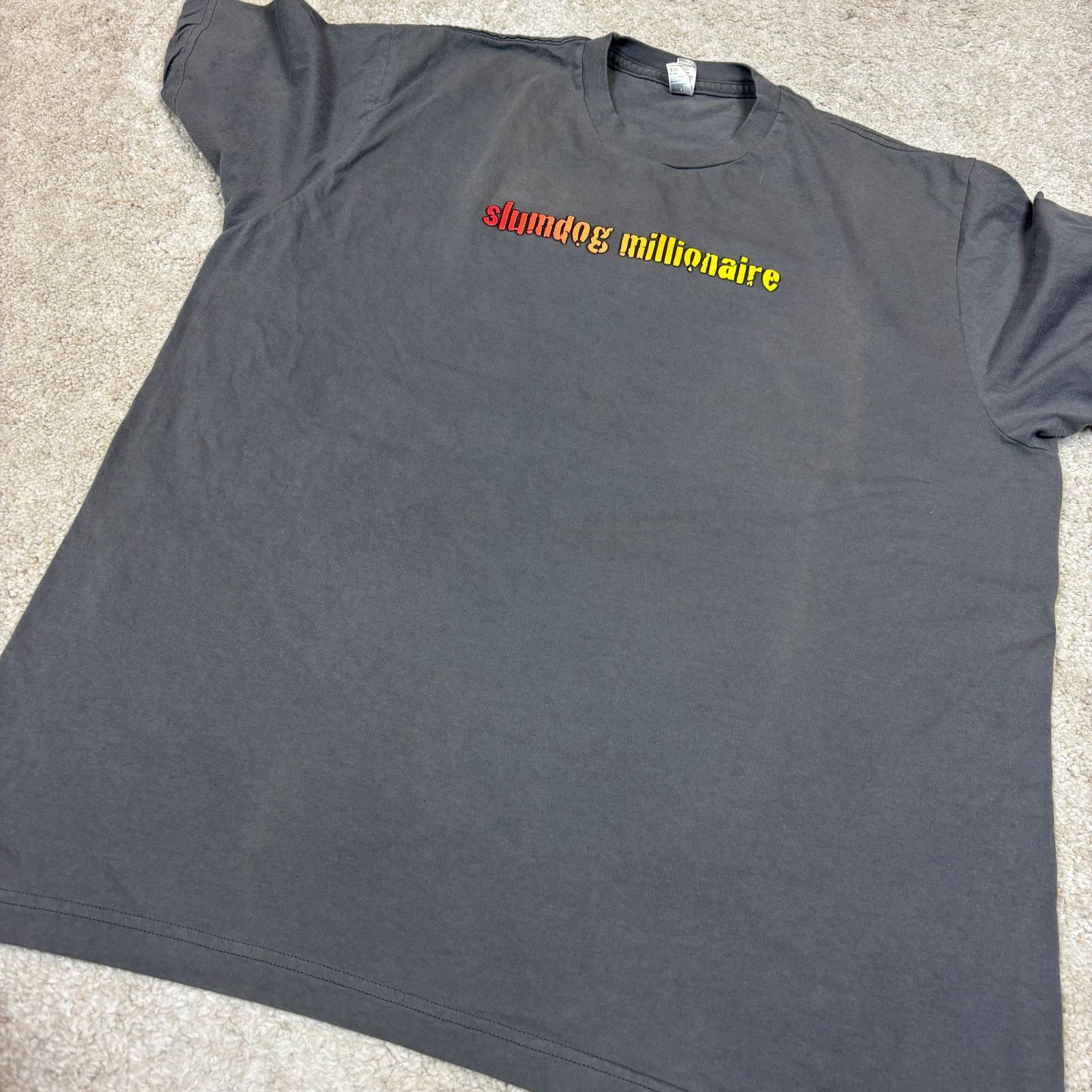 American Apparel × Vintage Slumdog Millionaire 2008 Movie Promo T Shirt Men's XL Size US XL / EU 56 / 4 - 9 Thumbnail