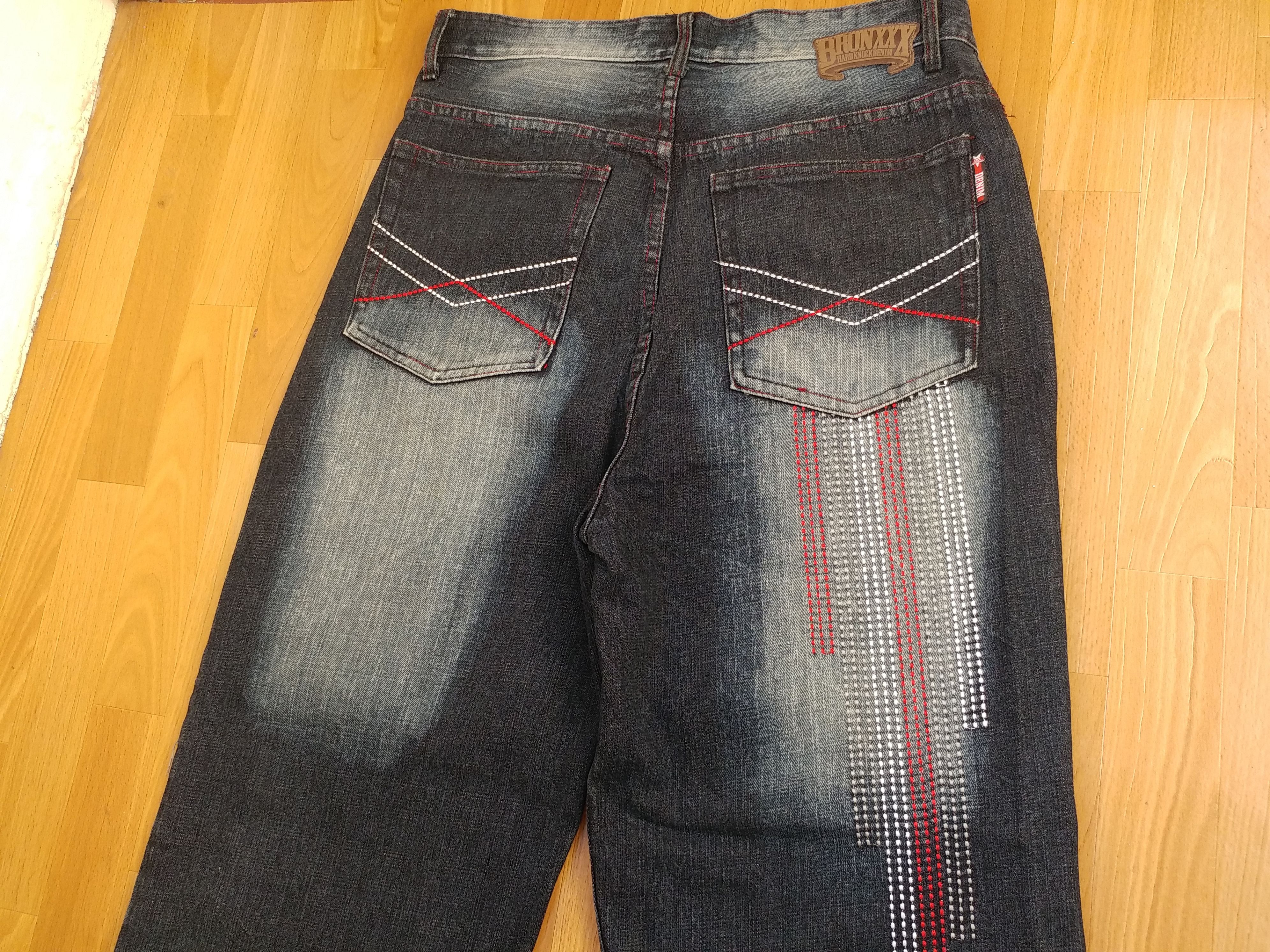 Other Bronxxx jeans, vintage, 90s hip hop, baggy Bronx NYC 34 Size US 34 / EU 50 - 10 Thumbnail