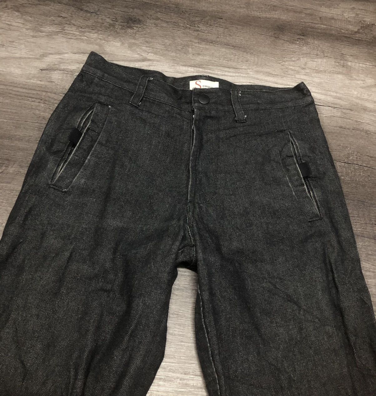 If Six Was Nine × Japanese Brand × Le Grande Bleu (L.G.B.) Vintage Setting Ons Pants Bondage Zipper Design Size US 29 - 16 Thumbnail