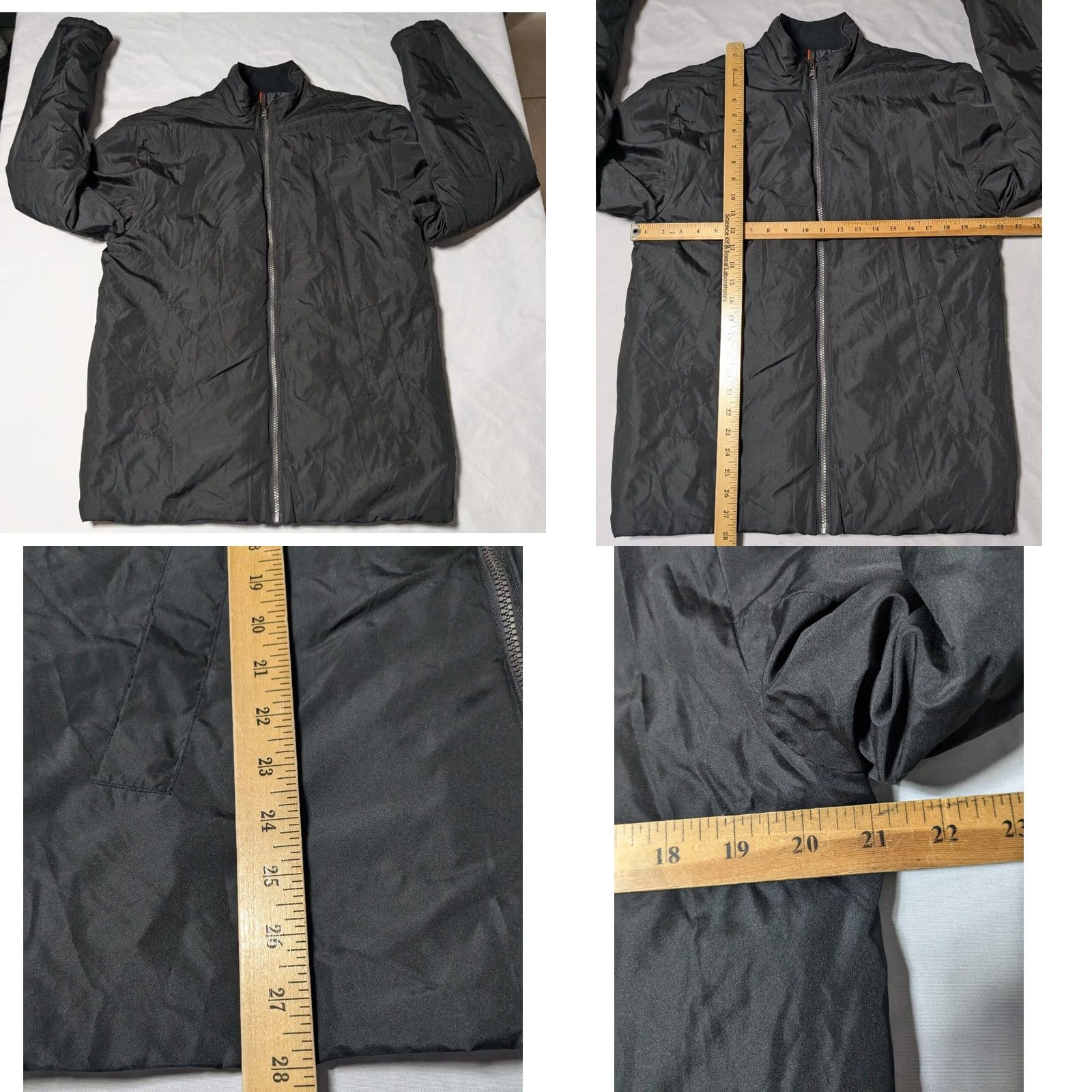 Vintage HAWKE & CO Men Small Black Lined Full Zip Performance Jacket Size US S / EU 44-46 / 1 - 8 Thumbnail