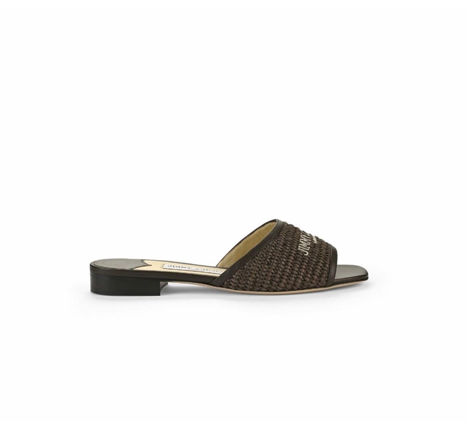 Jimmy Choo Jimmy Choo Doray Raffia Flats Size US 7.5 / IT 37.5 - 2 Thumbnail