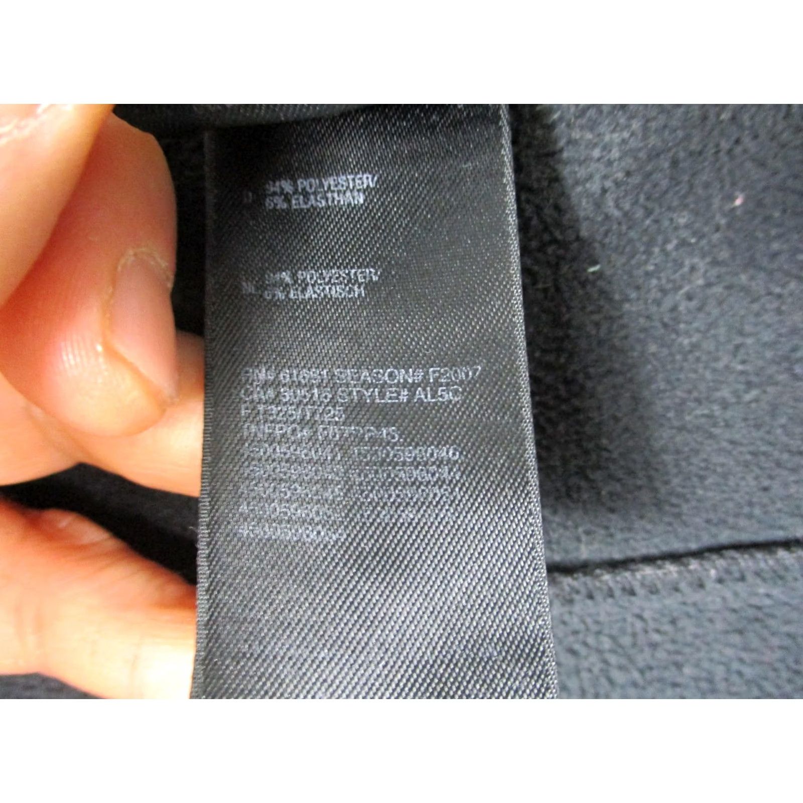 The North Face The North Face Apex Jacket Mens Large Black Softshell Full Zip Fleece Lined AL5C Size US L / EU 52-54 / 3 - 5 Thumbnail