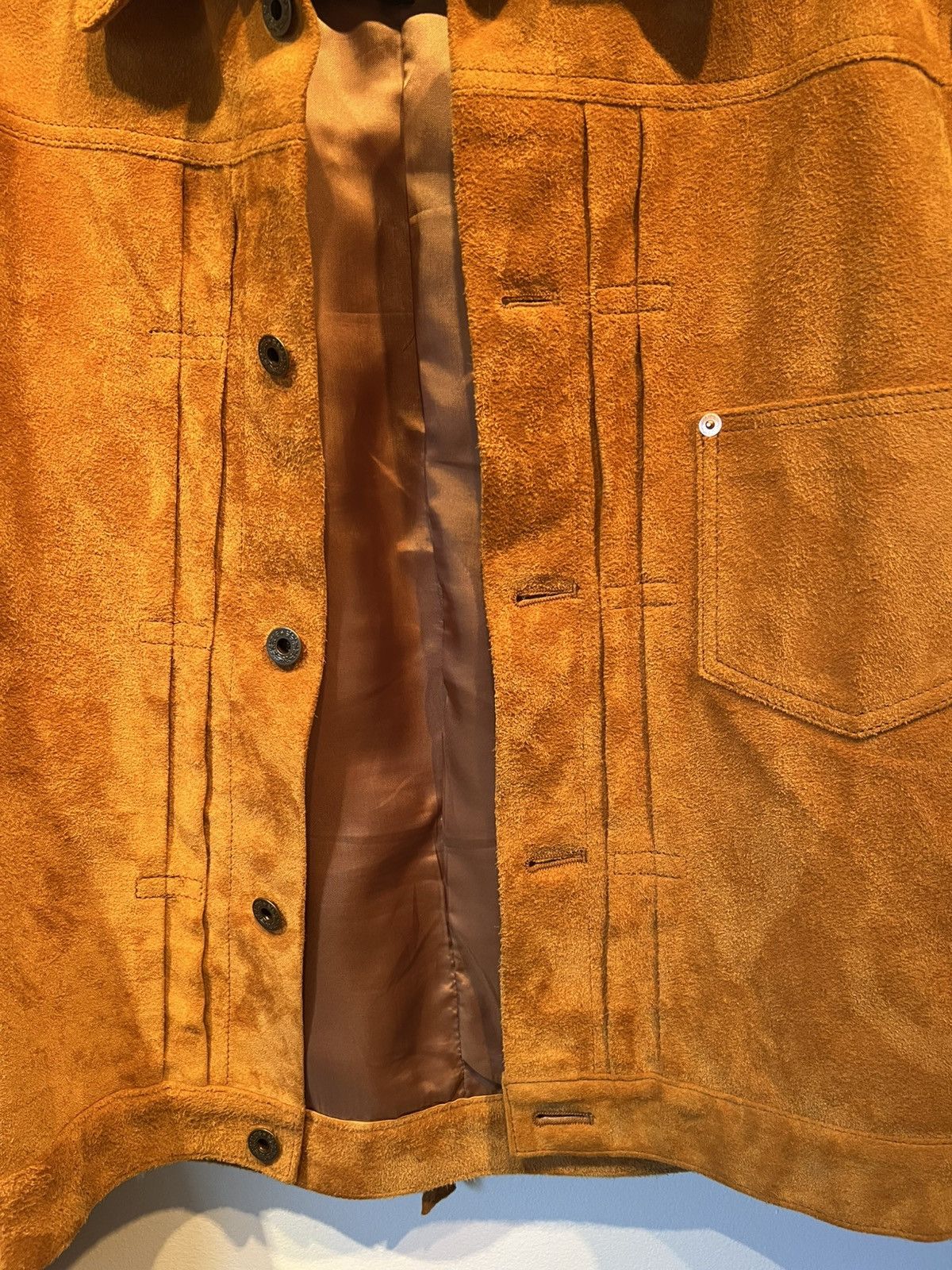 DOUBLE HELIX Double Helix Horsehide Jacket - size 40 - Orange Size US S / EU 44-46 / 1 - 3 Thumbnail