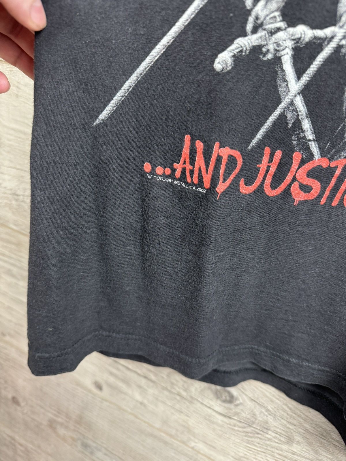 Metallica Metallica 2002 Y2k Vintage Band Tee And Justice Forall Size US M / EU 48-50 / 2 - 7 Thumbnail