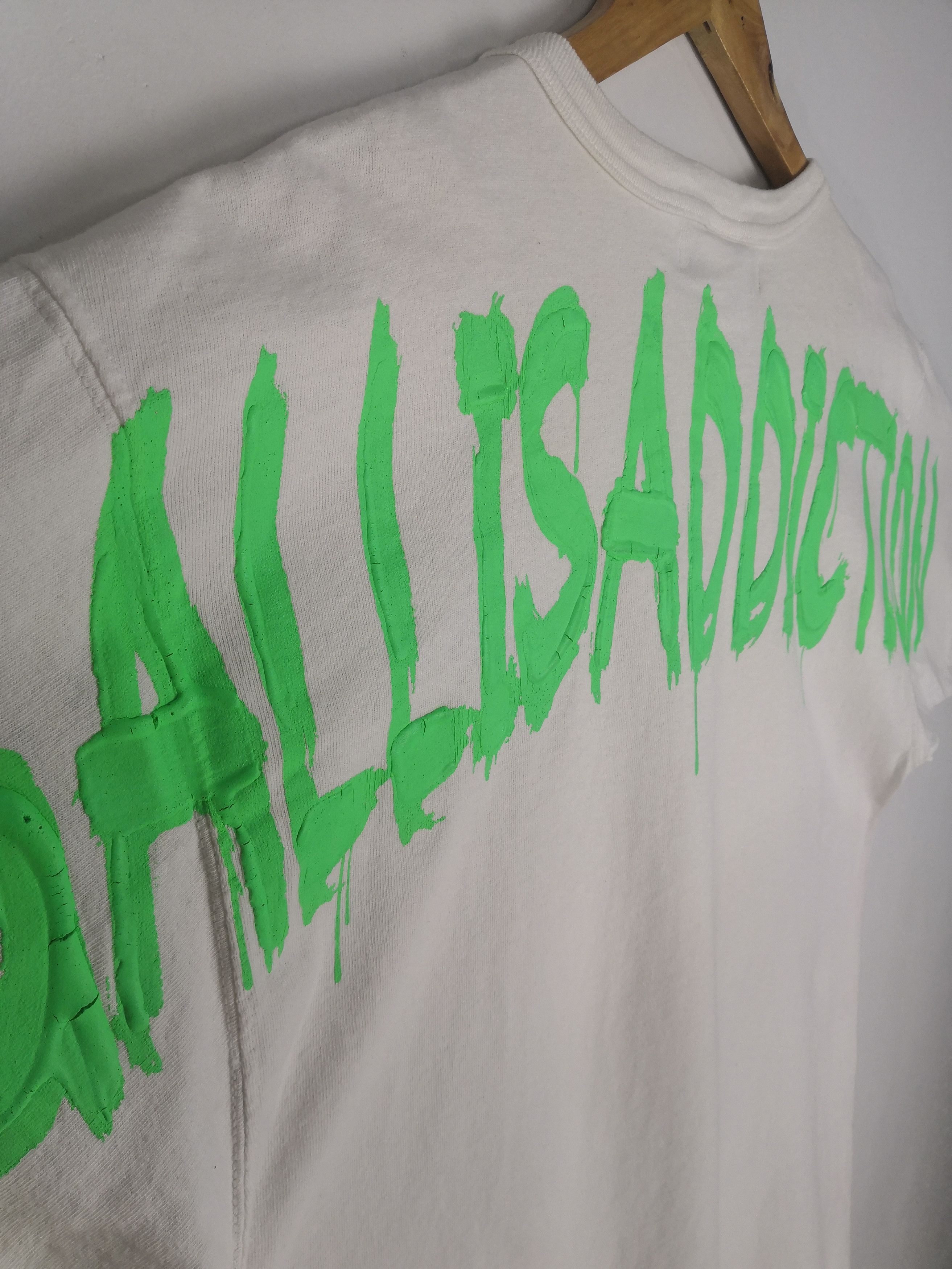 Champion Vintage Champion x Gallis Addiction Tees Big Logo Spellout Size US L / EU 52-54 / 3 - 4 Thumbnail