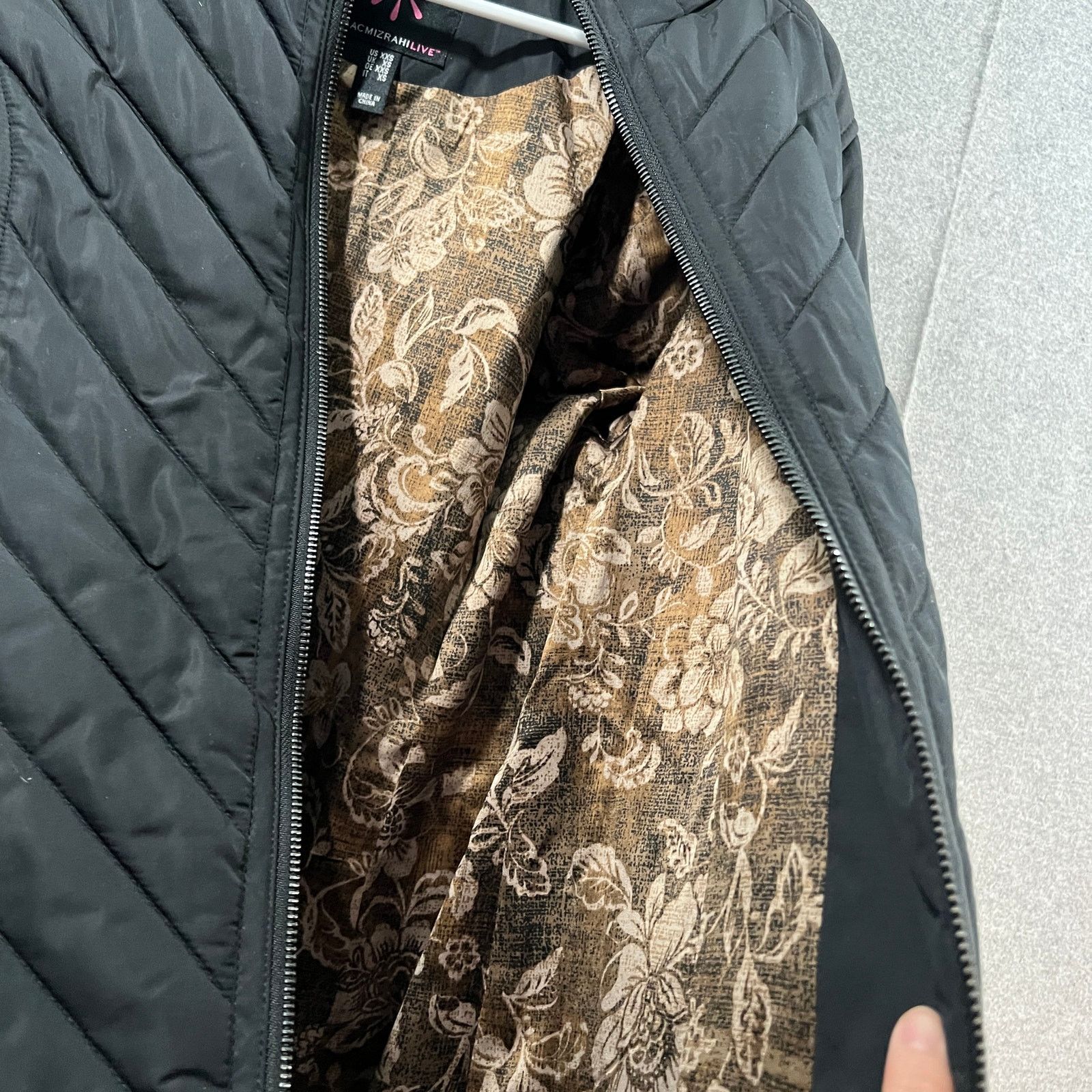 Other Isaac Mizrahi Live! Nylon Quilted Jacket With Printed Size XXS / US 00 / IT 34 - 5 Thumbnail