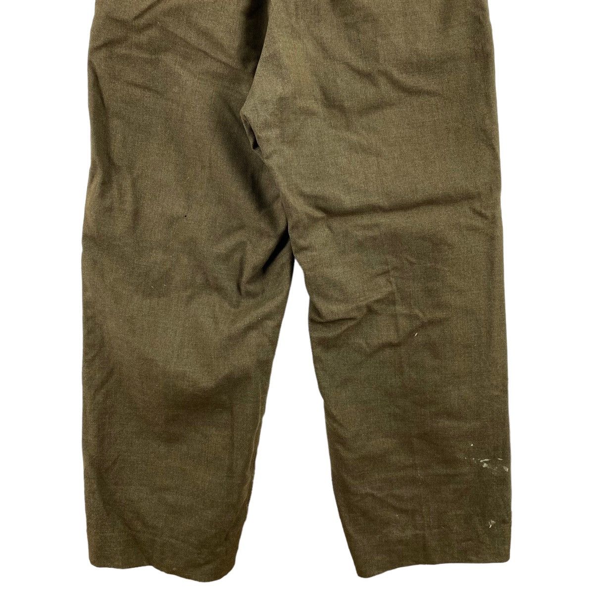 Vintage Vintage 60s USA WW2 Utility Army Soldier Wool Pant Size US 30 / EU 46 - 6 Thumbnail