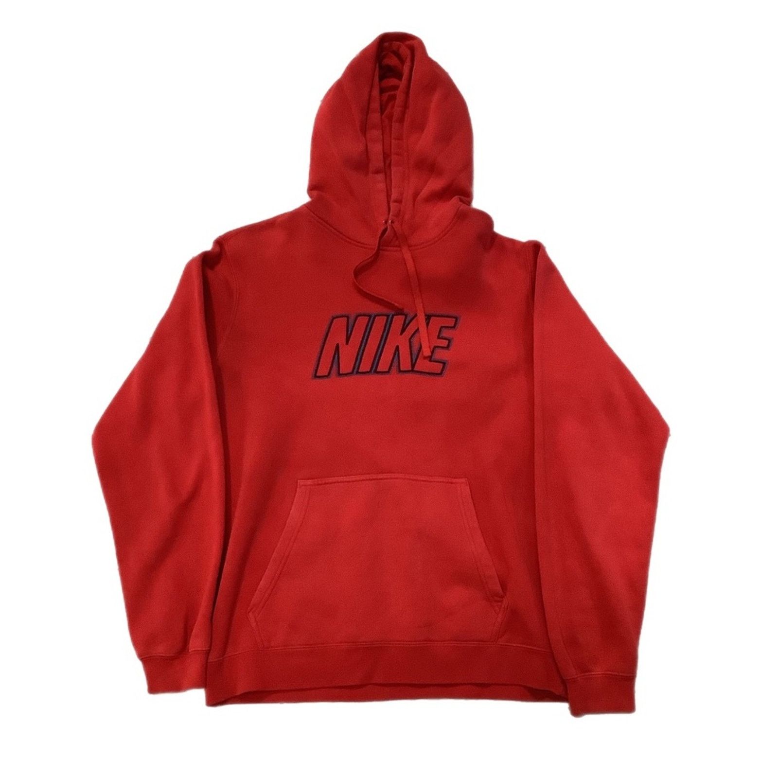 Nike Vintage 90s Red Nike hoodie Size US M / EU 48-50 / 2 - 1 Thumbnail
