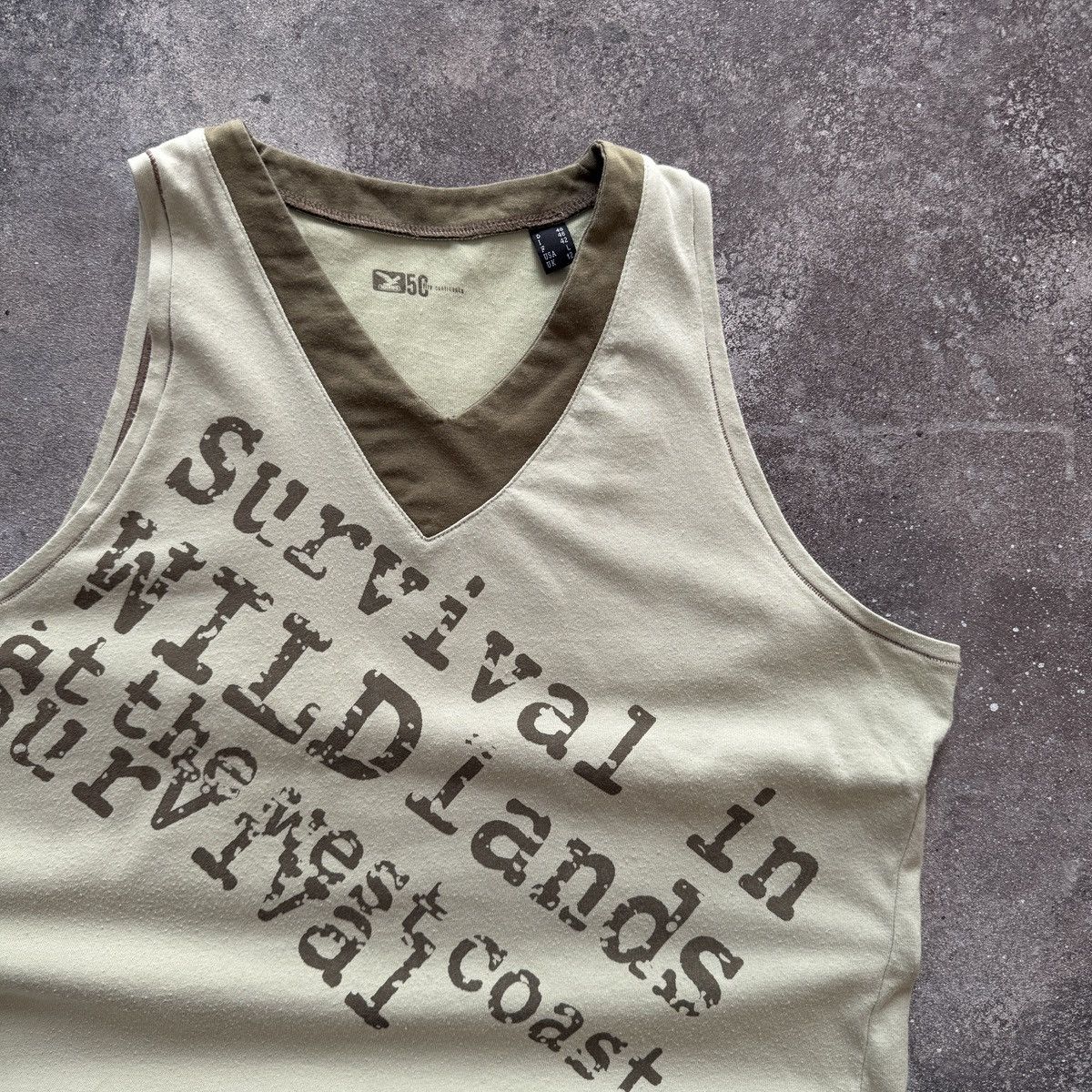 Hysteric Glamour Amazing Y2K Grunge Vintage Military Style Tank Top Size L / US 10 / IT 46 - 4 Thumbnail