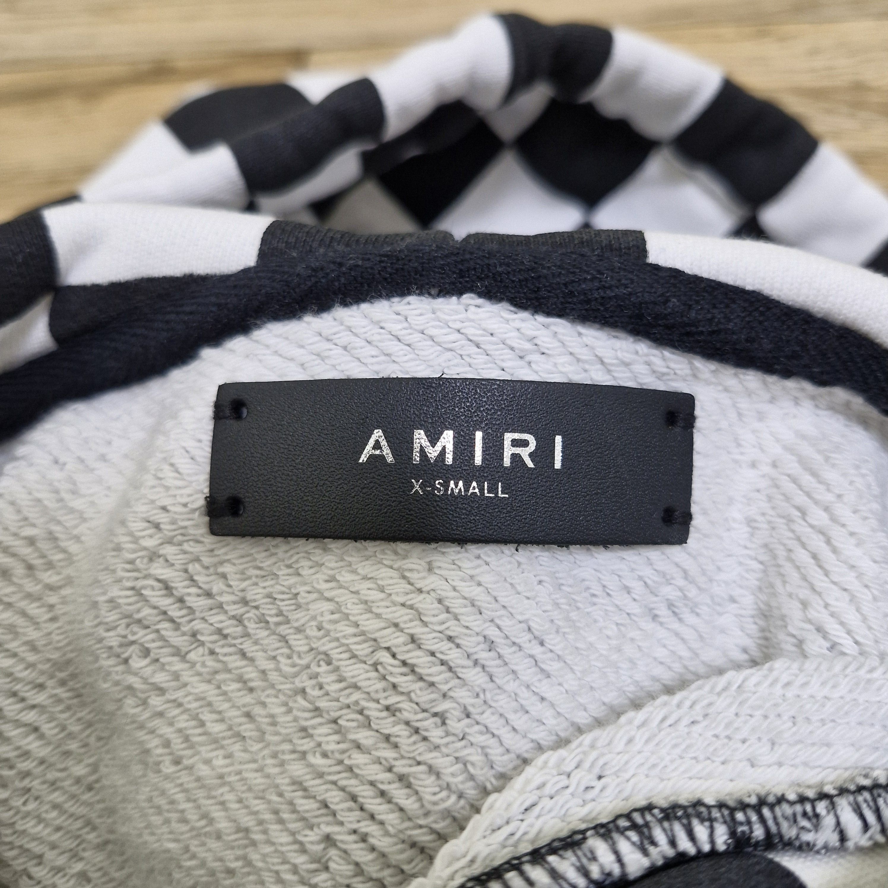 Amiri AMIRI Checkerboard Hoodie w/ Star Patches Size US XS / EU 42 / 0 - 7 Thumbnail