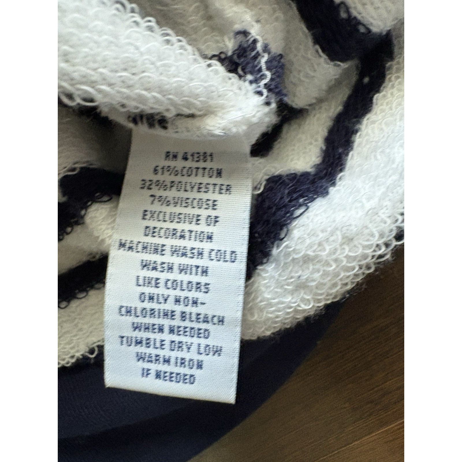 Polo Ralph Lauren Vintage RPL Wte Navy Stripe Cotton Crew Neck Pullover SZ XL Size US XL / EU 56 / 4 - 6 Thumbnail