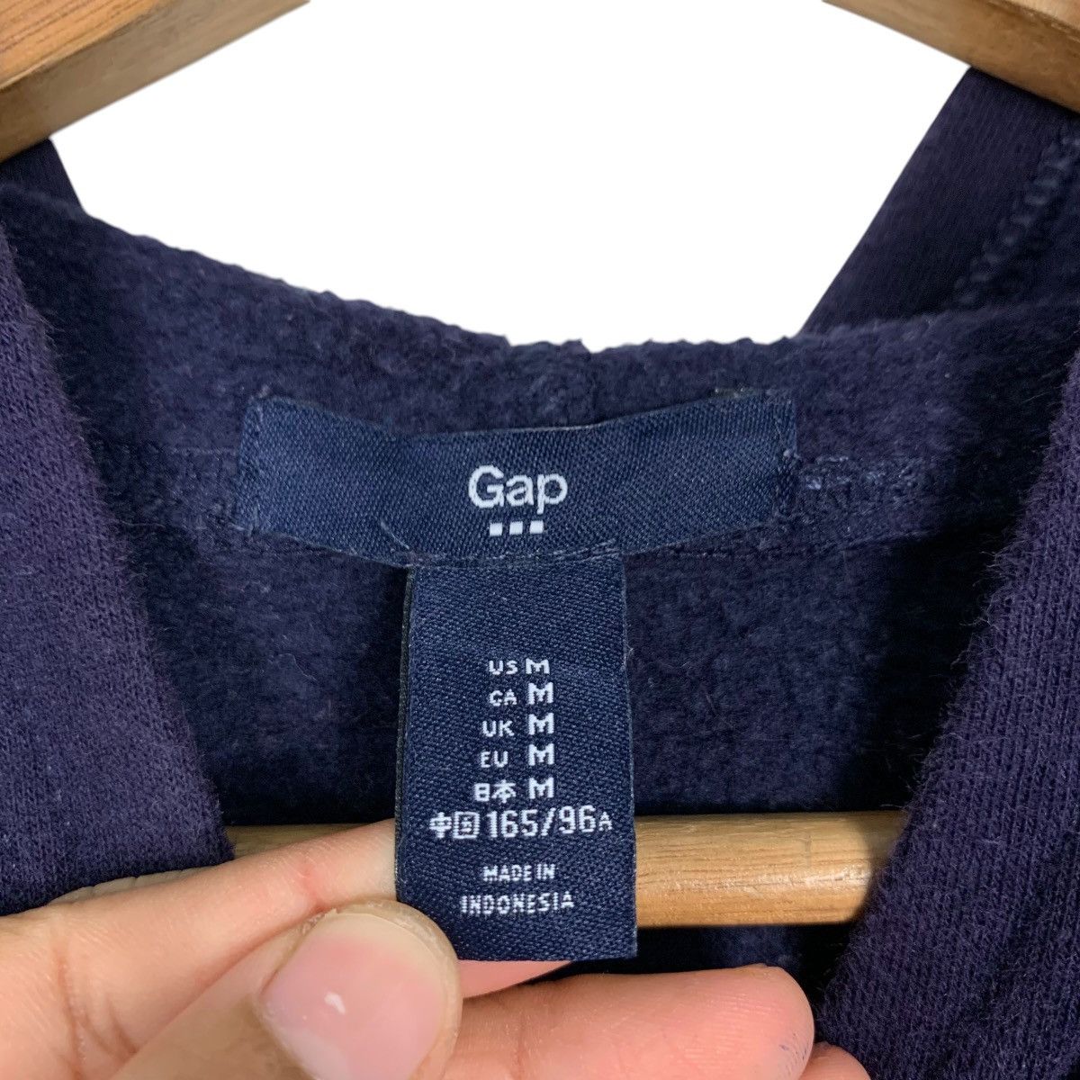 Gap GAP Big Logo Pullover Hoodie Sweatshirt #2640-C118 Size US M / EU 48-50 / 2 - 14 Thumbnail