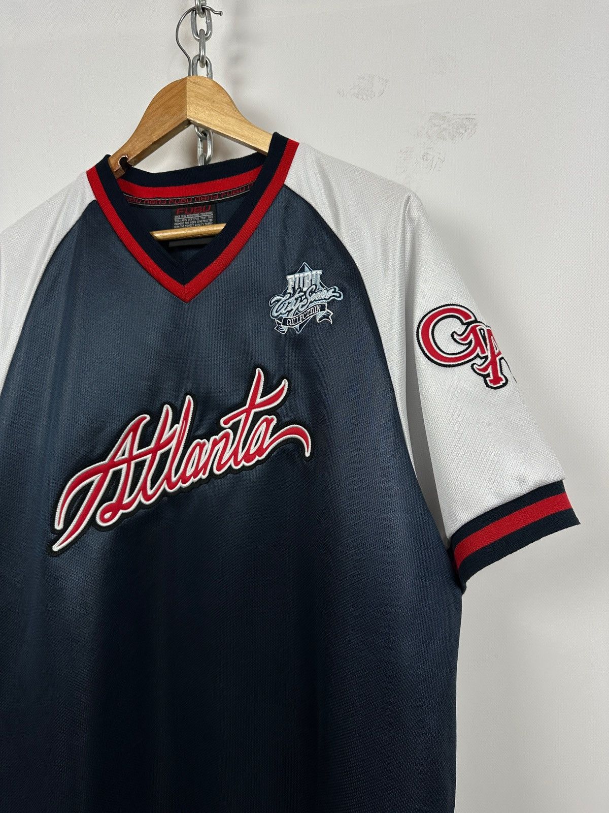 Fubu Vintage Fubu Atlanta City Series Rap Hip-Hop Jersey T-Shirt Size US L / EU 52-54 / 3 - 4 Thumbnail