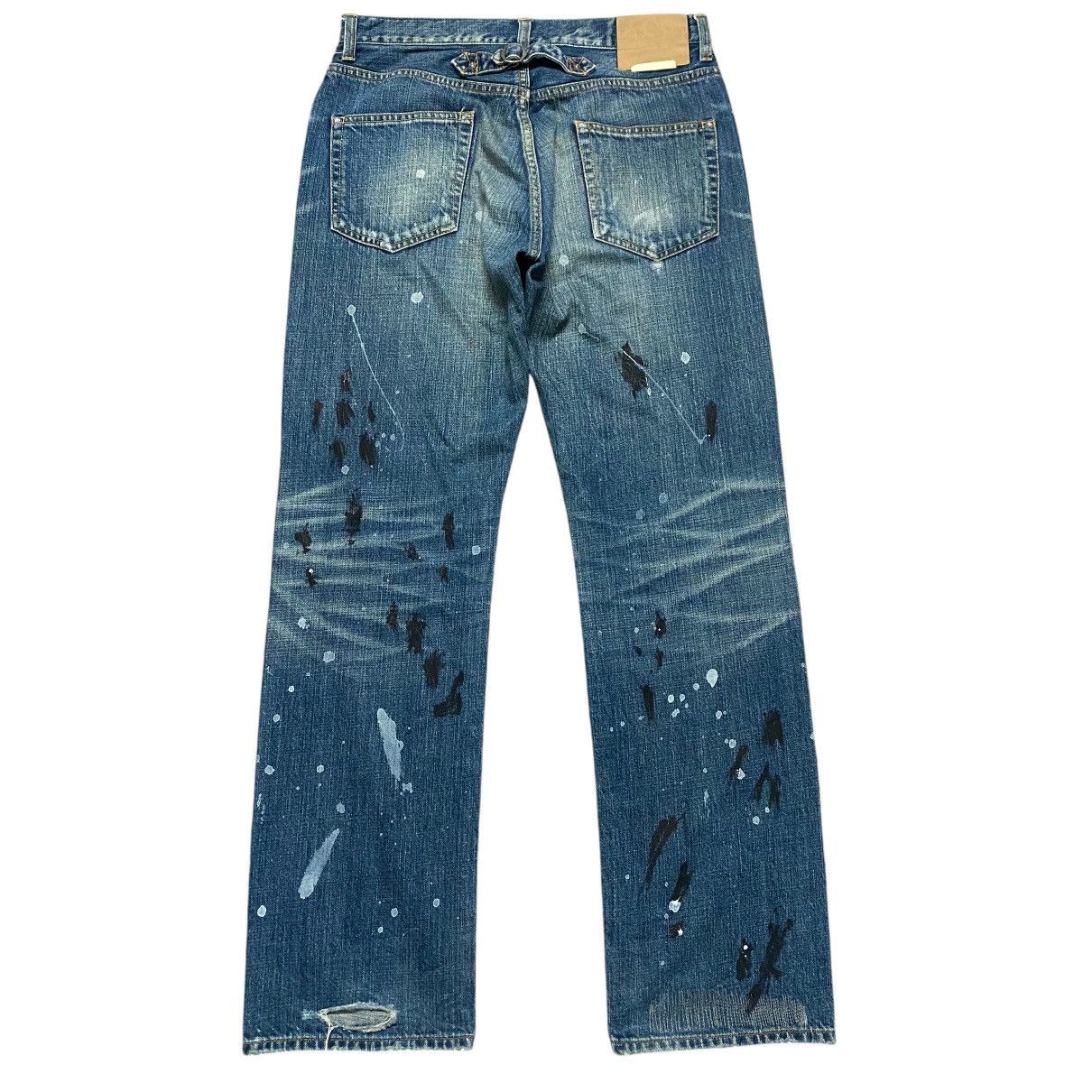 Sophnet. Sophnet Denim Painter Jeans Distressed Size US 32 / EU 48 - 2 Thumbnail