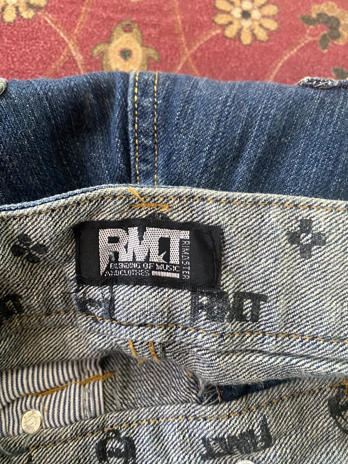 Japanese Brand Vintage MRT Rappers Design Style Denim Size US 29 - 12 Thumbnail