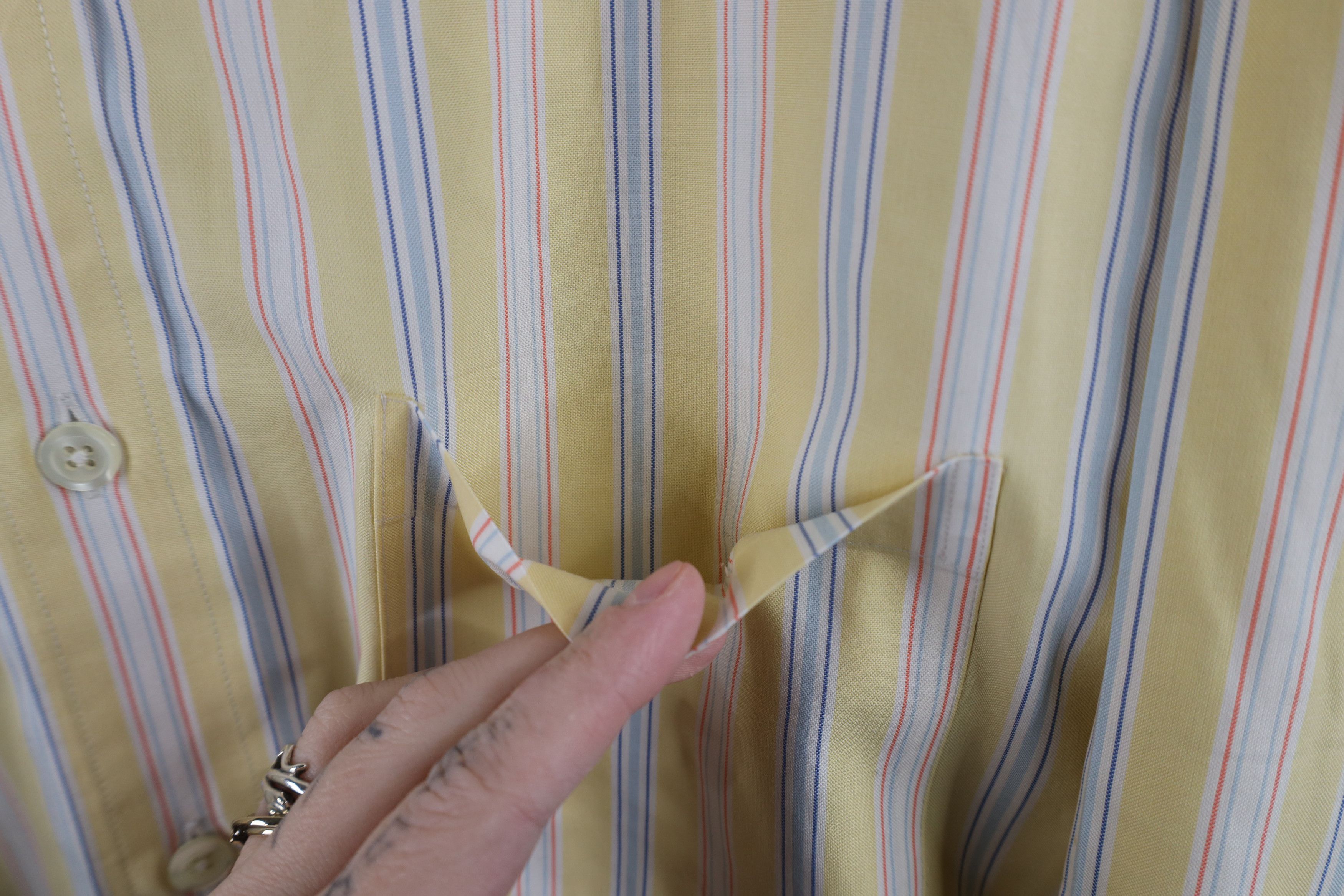 Brooks Brothers × Vintage Vintage Brooks Brothers Cotton Button Down Shirt OCBD Size US XXL / EU 58 / 5 - 7 Thumbnail