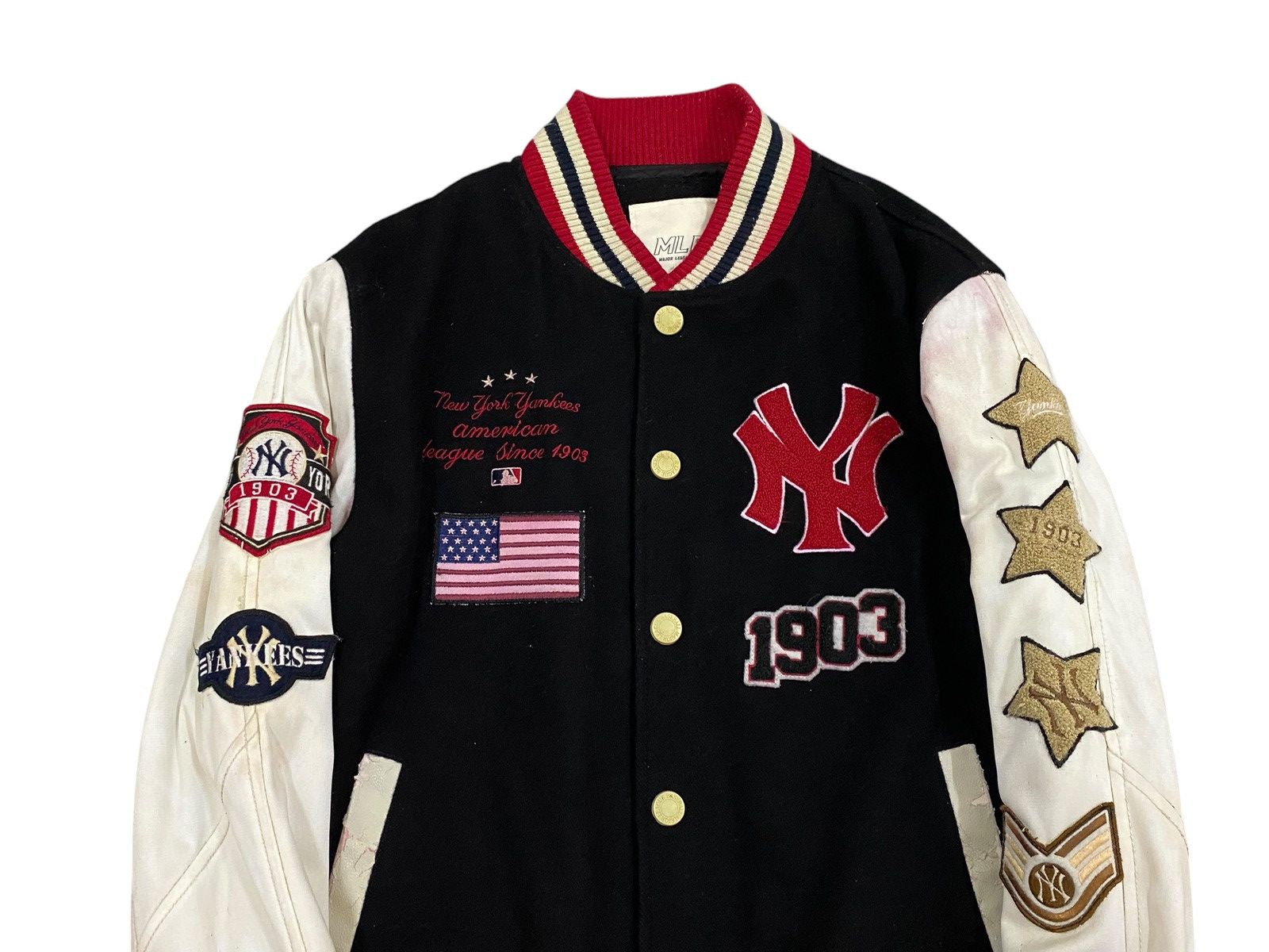 MLB MLB New York Yankees Varsity Jacket - Embroidered Patches Size US M / EU 48-50 / 2 - 6 Thumbnail