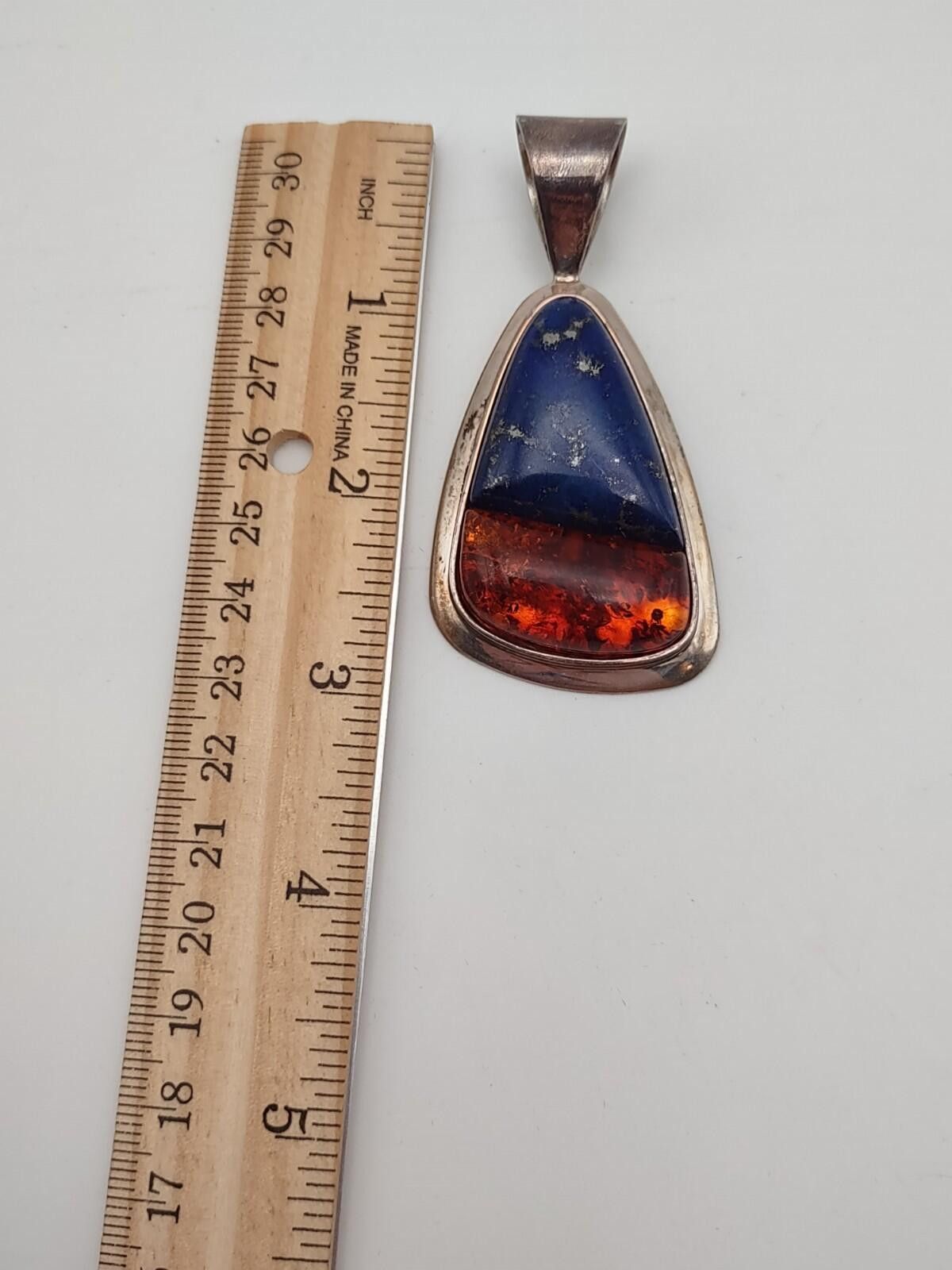 Other DTR Jay King Amber Lapis 925 Set Bracelet Pendant Ring Sz 7 Size ONE SIZE - 4 Thumbnail