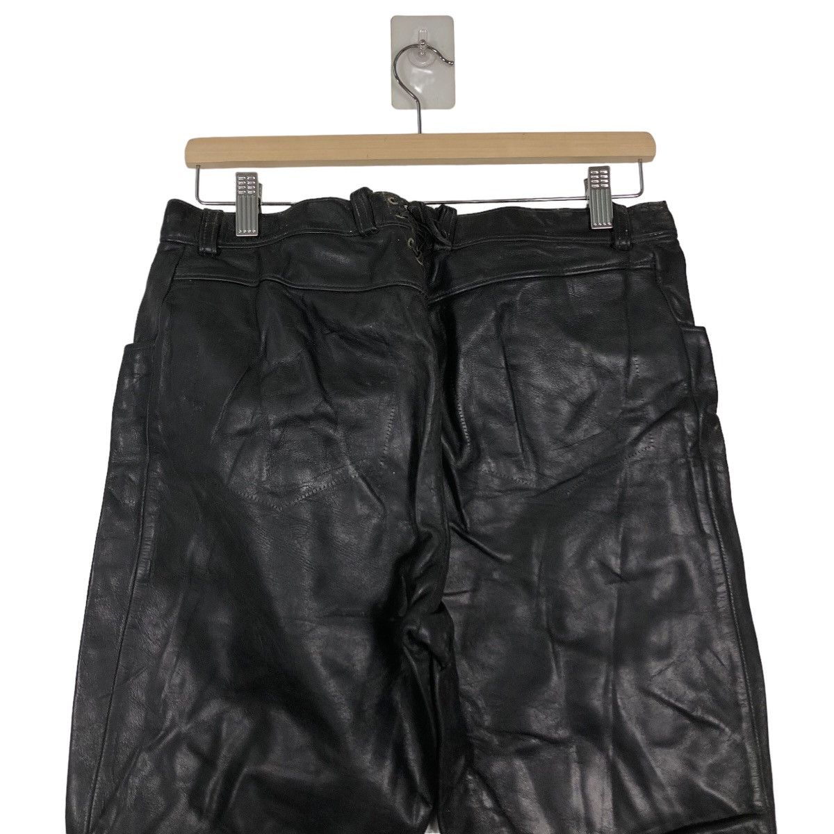 Genuine Leather 🔥90’s Genuine Leather Racing Pants Issey Miyake Japan Size US 30 / EU 46 - 8 Thumbnail