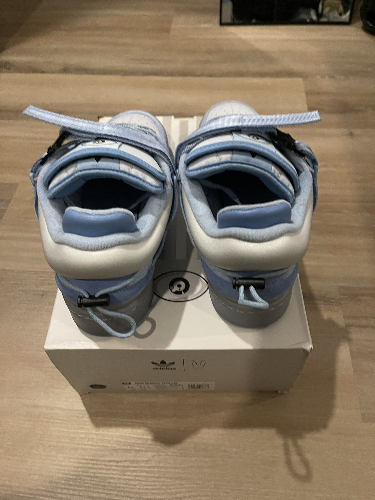Adidas Adidas x bad bunny blue tint buckle forum low Size US 12 / EU 45 - 4 Thumbnail