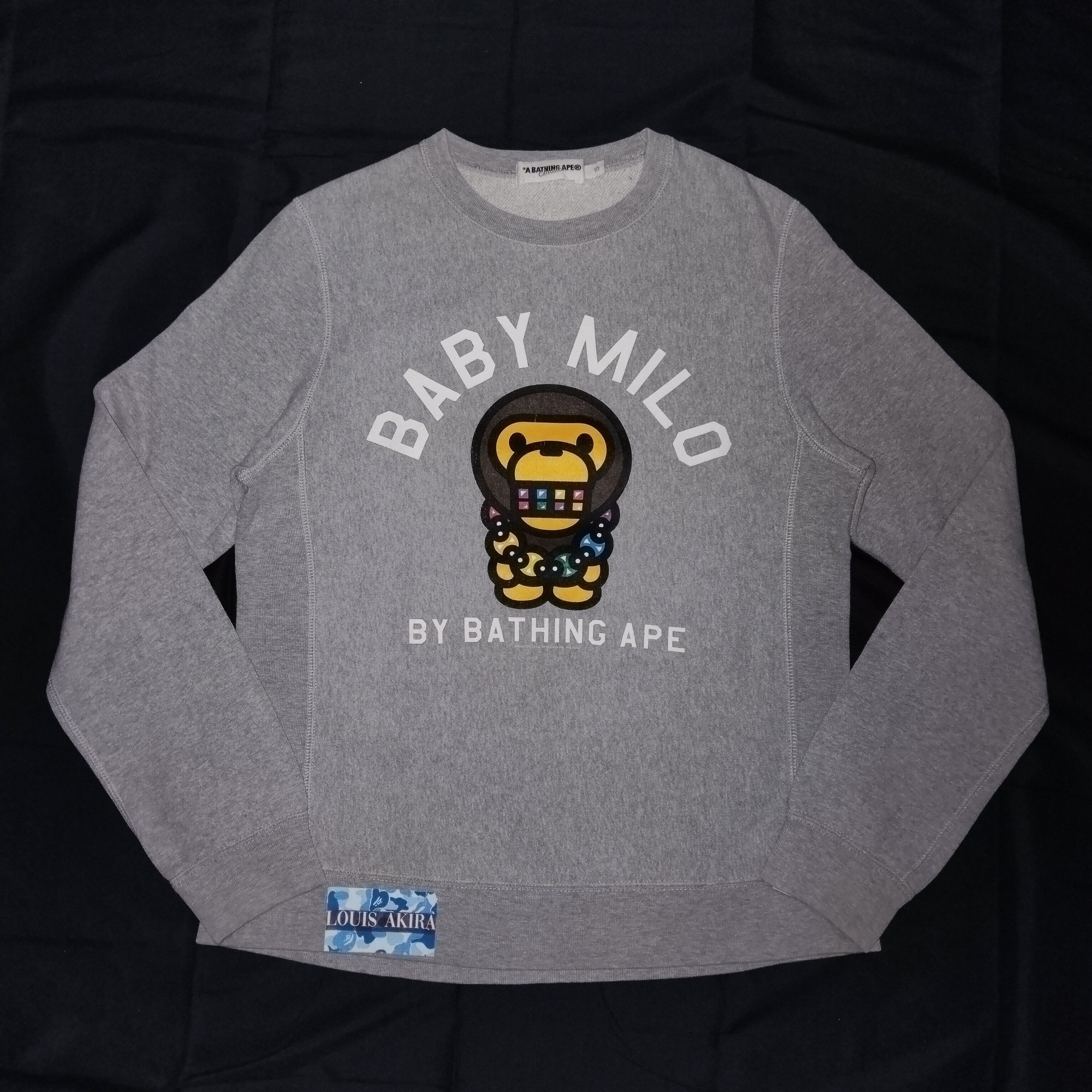 Bape 2008 Bape Baby Milo Crewneck Size S / US 4 / IT 40 - 1 Thumbnail