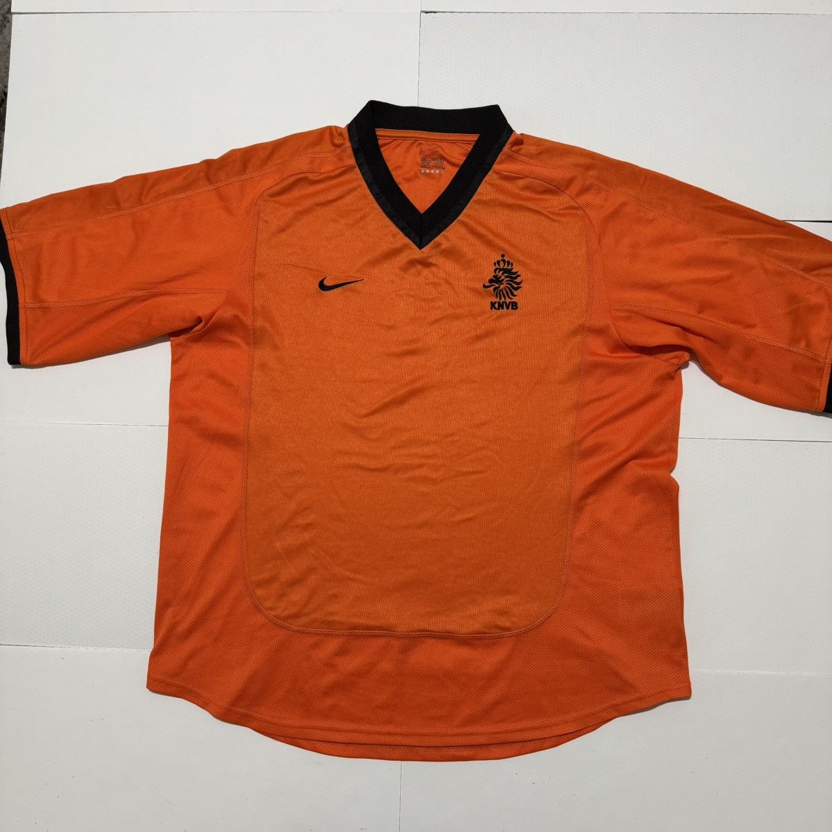 Nike × Vintage Nike Netherlands Vintage Home 2000/01 Football Soccer Jersey Size US L / EU 52-54 / 3 - 1 Thumbnail