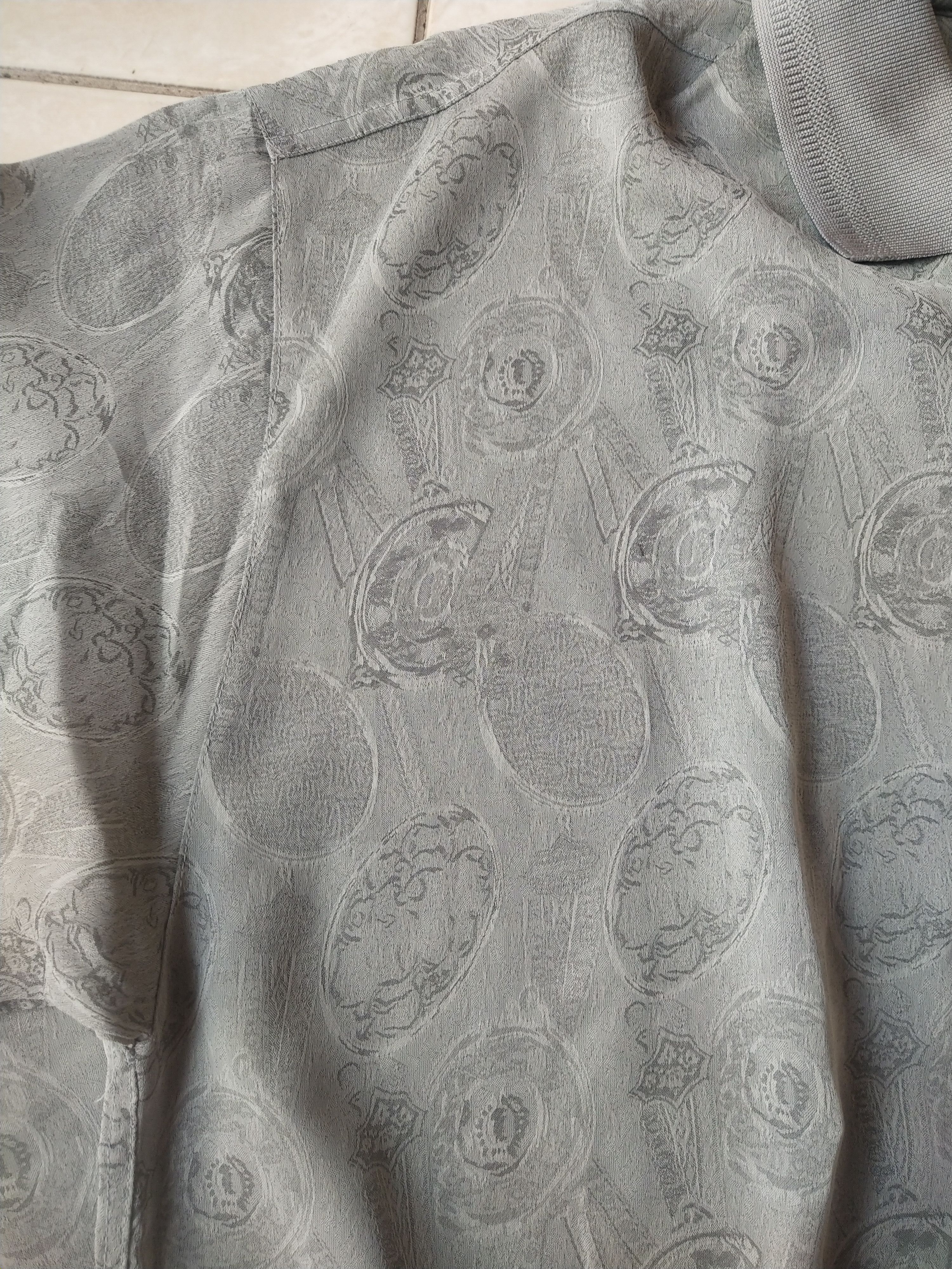 Vintage Vintage 80s Ray Floyd Jacquard Paisley Bomber Shirt Jacket Size US M / EU 48-50 / 2 - 2 Thumbnail