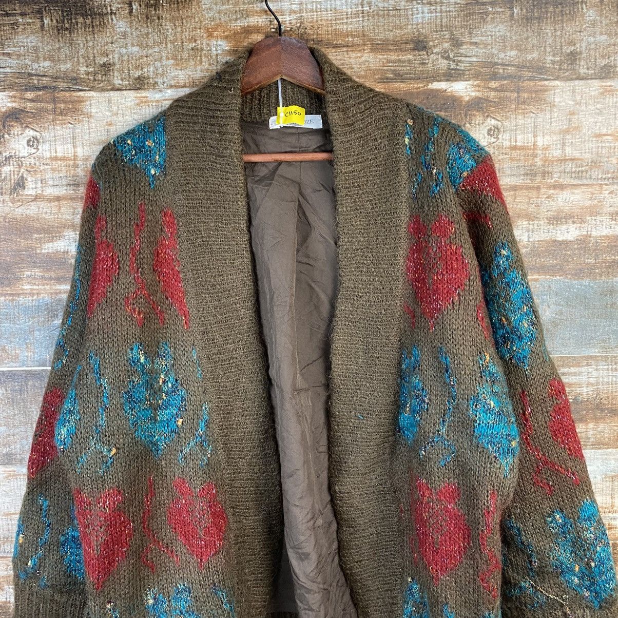 Other DL Anjoue Roze Brown Cardigan Knitwear #C1150 Size XL / US 12-14 / IT 48-50 - 2 Thumbnail