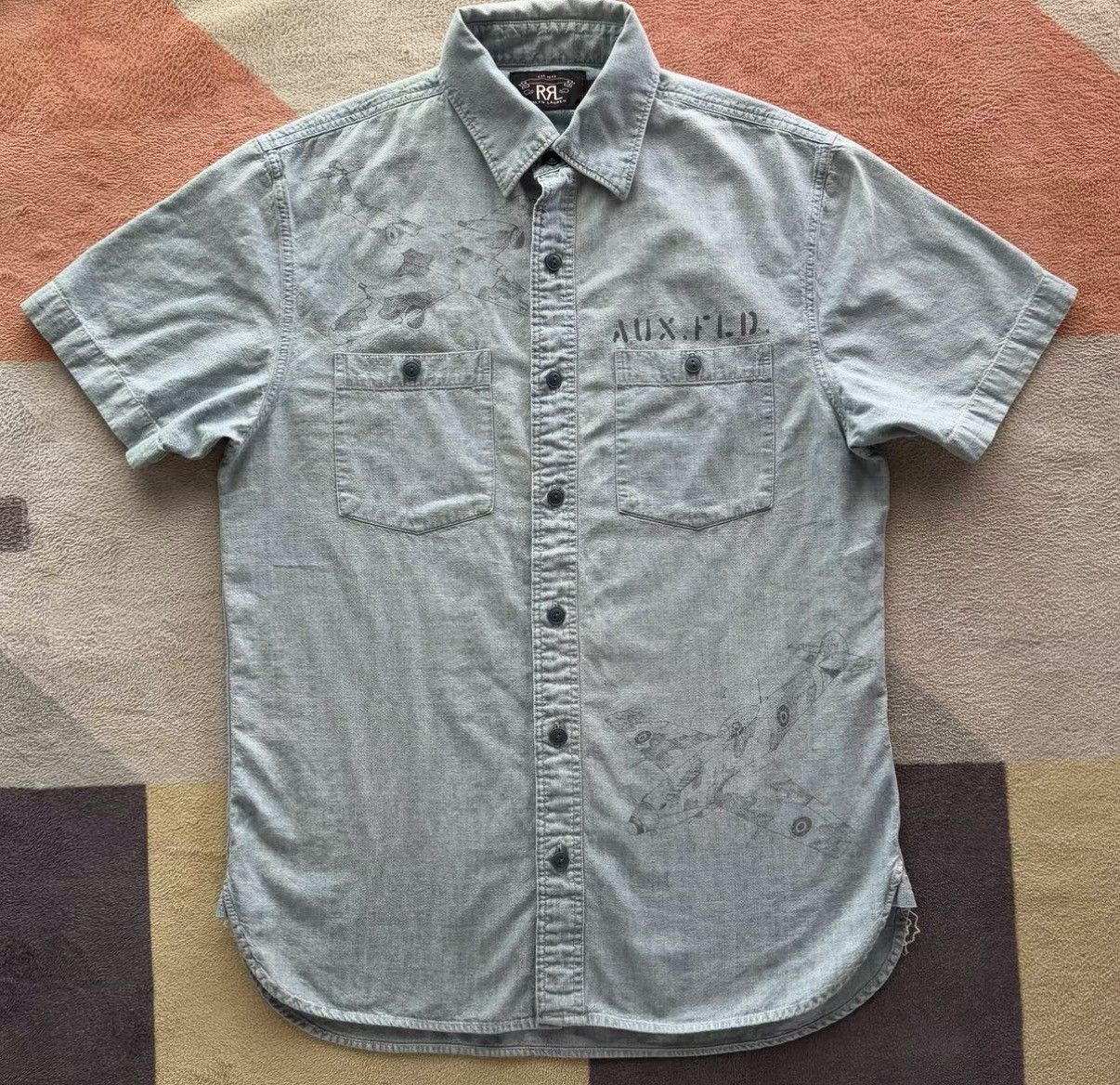 RRL Ralph Lauren Ralph Lauren Double RL Print Short Sleeve T-Shirt K22 Size US S / EU 44-46 / 1 - 1 Thumbnail