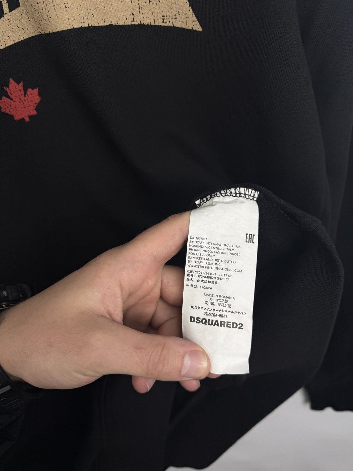 Dsquared2 🇨🇦 Dsquared2 Dean & Dan Canadian Maple Leaf Sweatshirt Rare Size US M / EU 48-50 / 2 - 7 Thumbnail