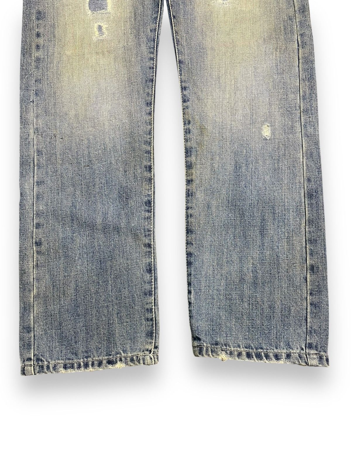 Stussy Y2K Stussy Distressed Denim Jeans Washed Size US 31 - 5 Thumbnail