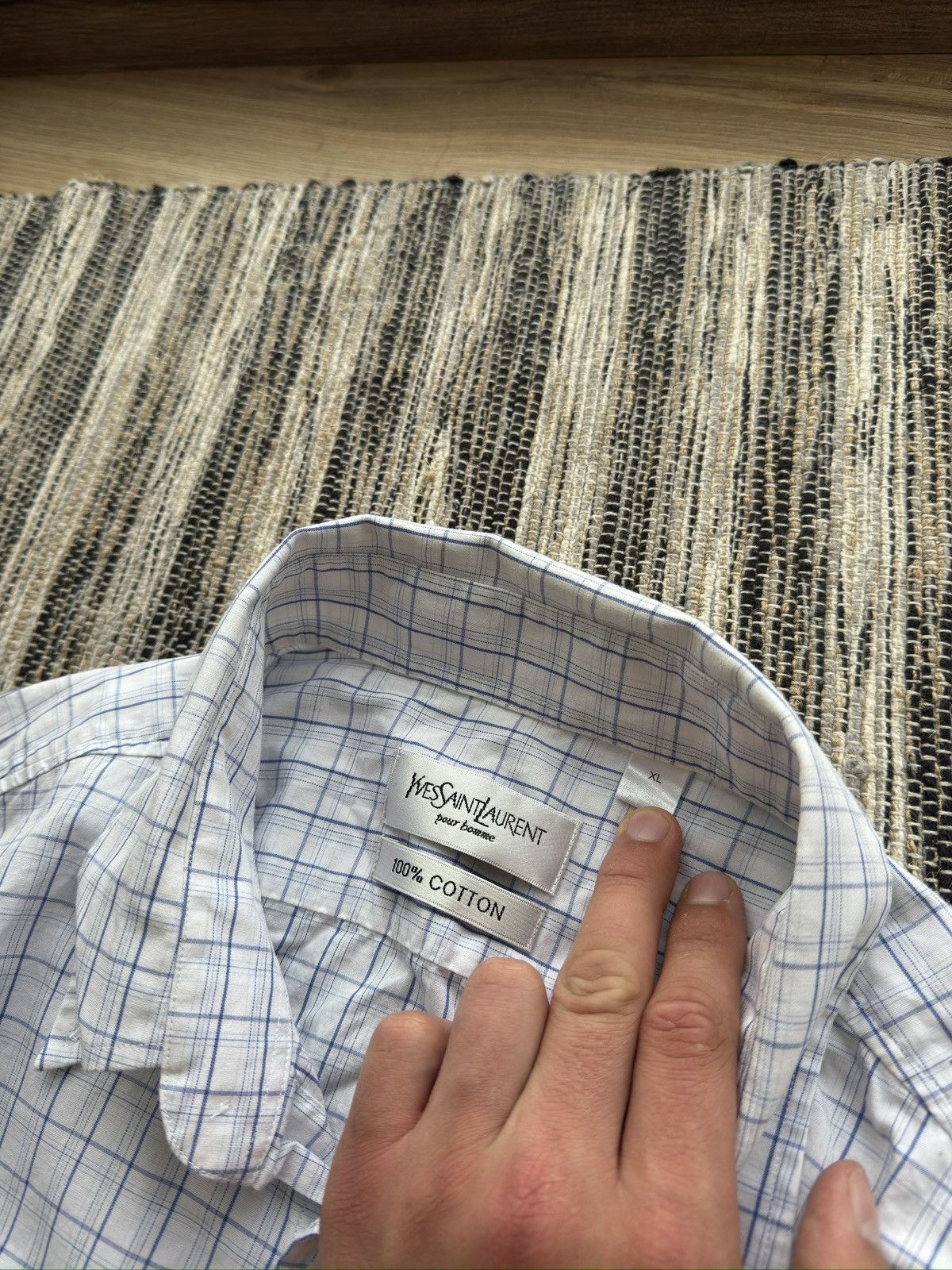 Other Yves Saint Laurent YSL vintage blue button up shirt Size US XL / EU 56 / 4 - 7 Thumbnail
