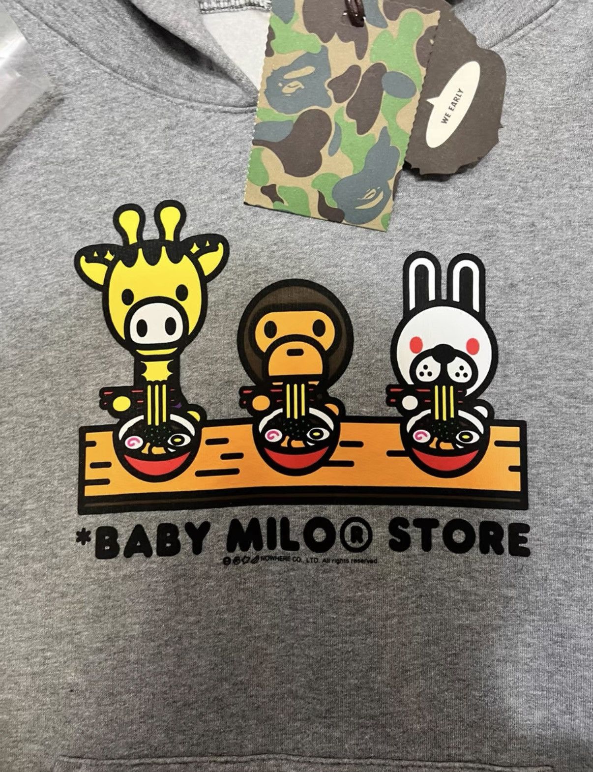 Bape BAPE OG Nigo Era | Baby Milo Store Exclusive Zoo Hoodie Size US M / EU 48-50 / 2 - 2 Thumbnail