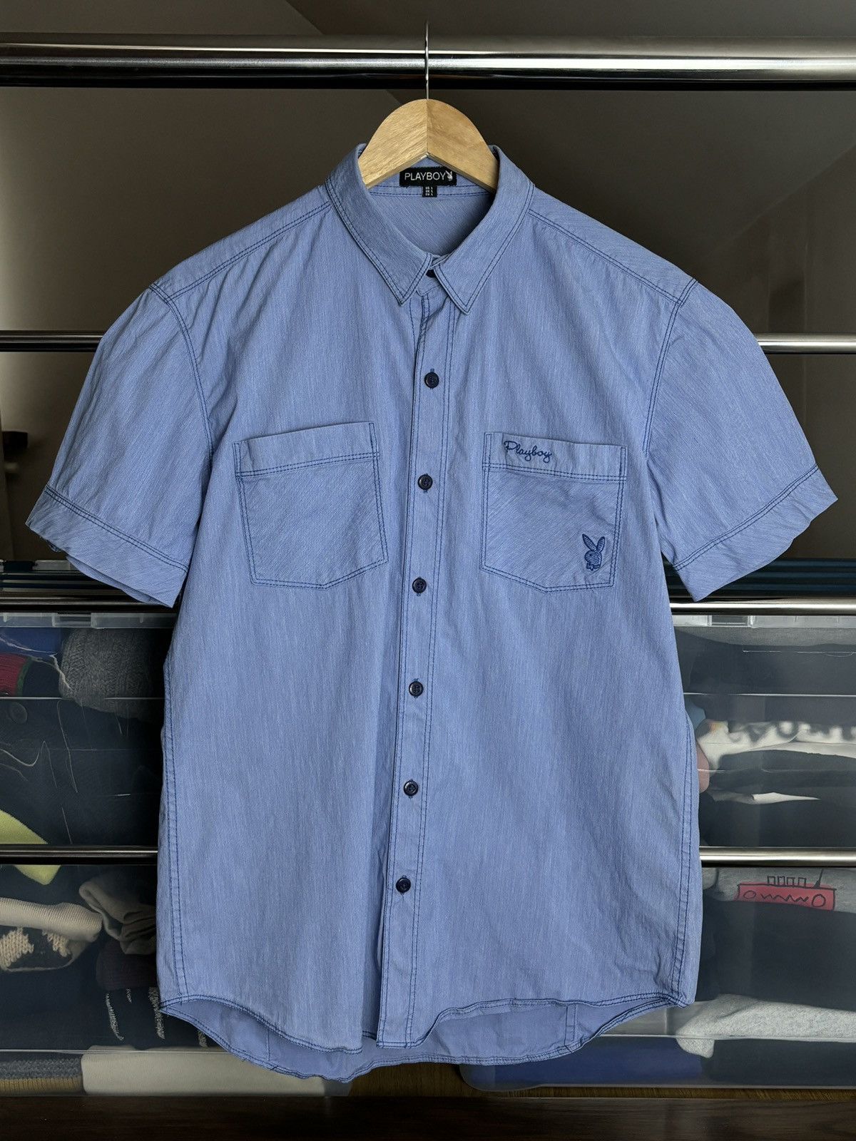 Playboy button up hot sale
