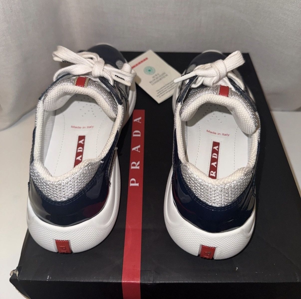 Prada Prada America’s Cup Biker Fabric Sneakers Size US 5 / EU 37 - 6 Thumbnail