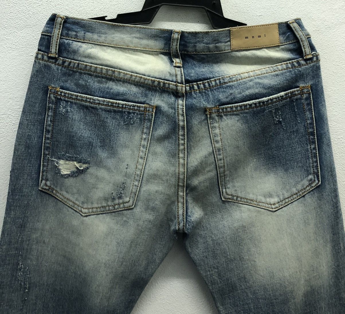 Vintage Vintage mnml Denim Pants Size US 33 - 4 Thumbnail