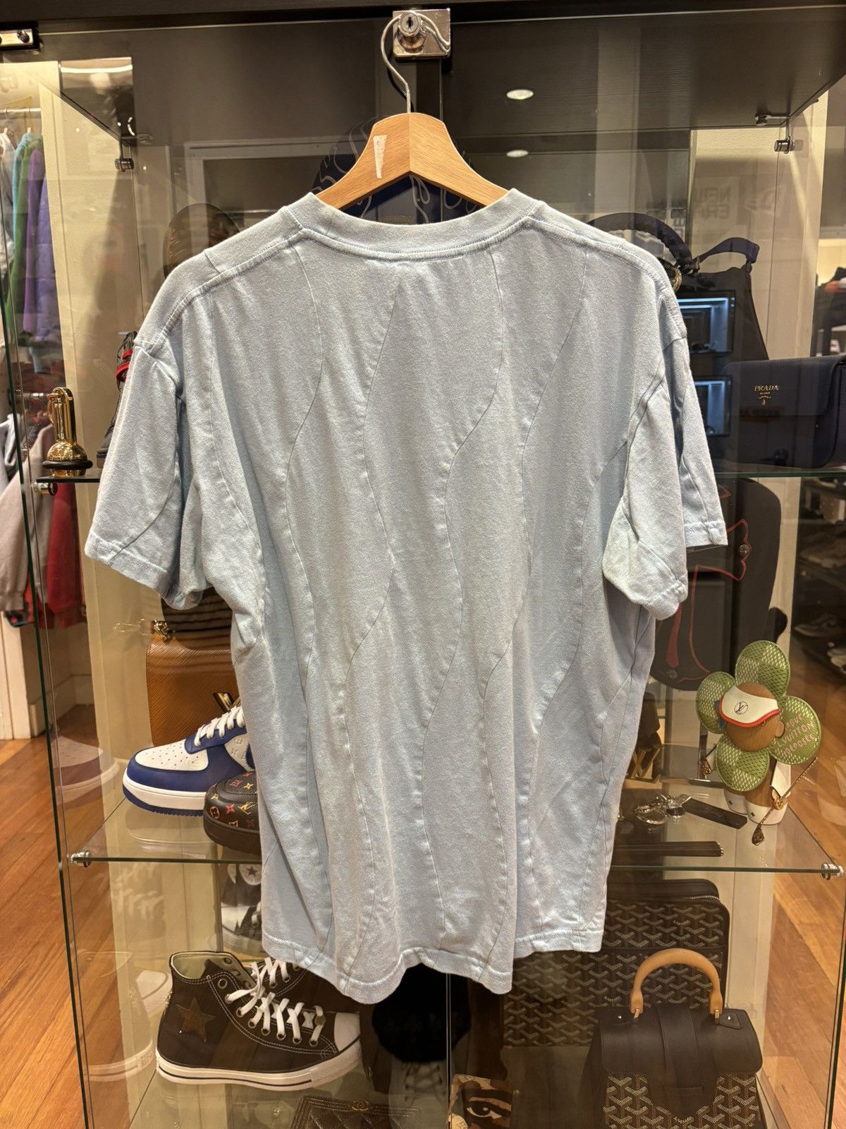 Martine Rose Martine Rose Powder Blue Tee Size US S / EU 44-46 / 1 - 2 Thumbnail