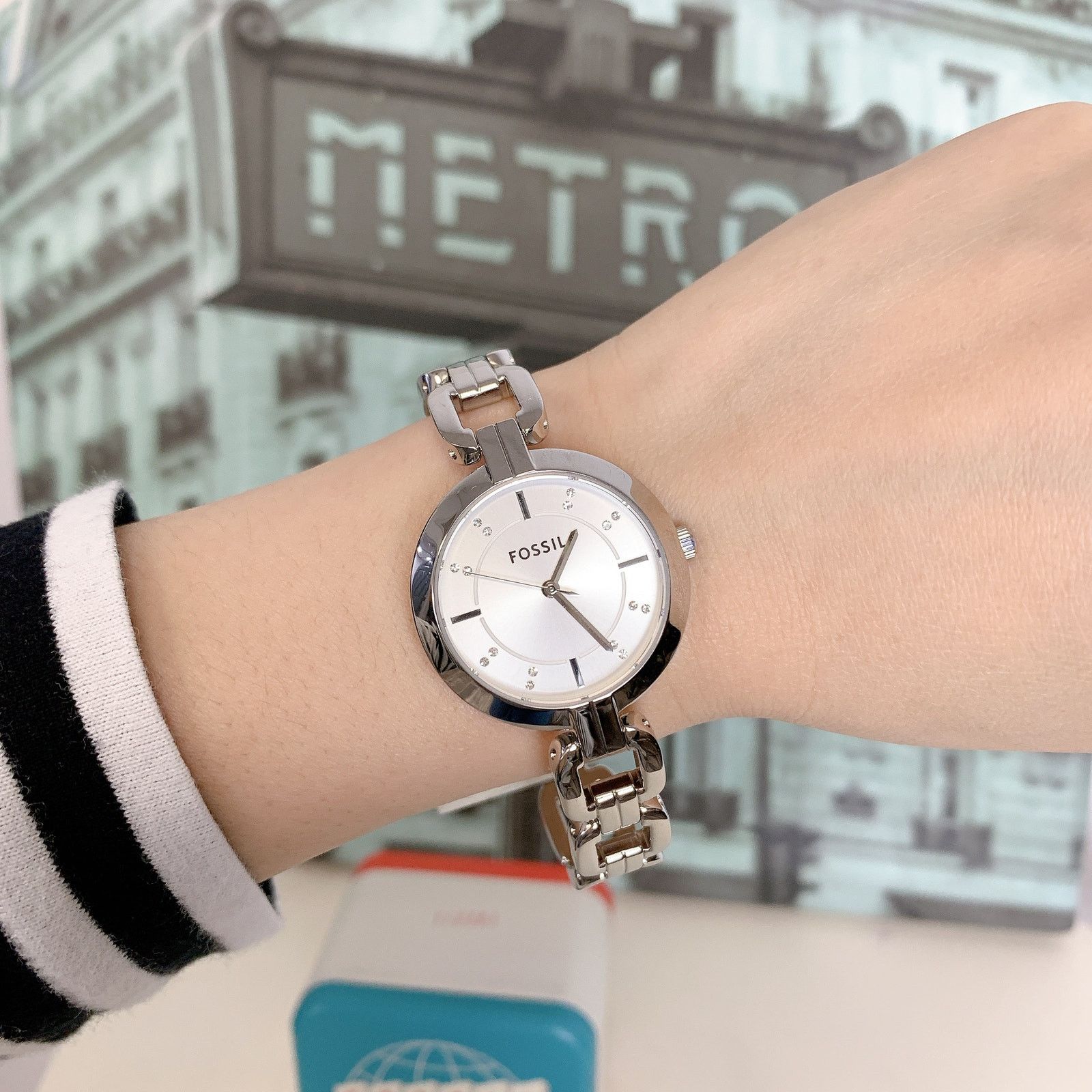 Fossil BQ3945 Kerrigan Three-Hand Stainless Steel Watch