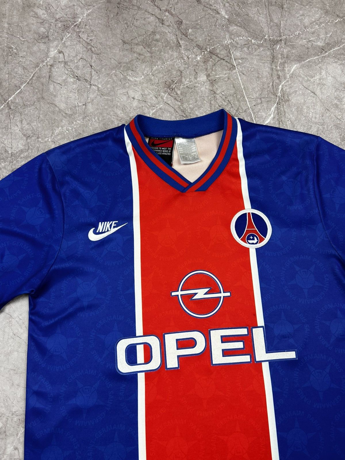 Nike Nike PSG Paris Saint Germain 1995/1996 Vintage Rare Jersey Size US L / EU 52-54 / 3 - 3 Thumbnail