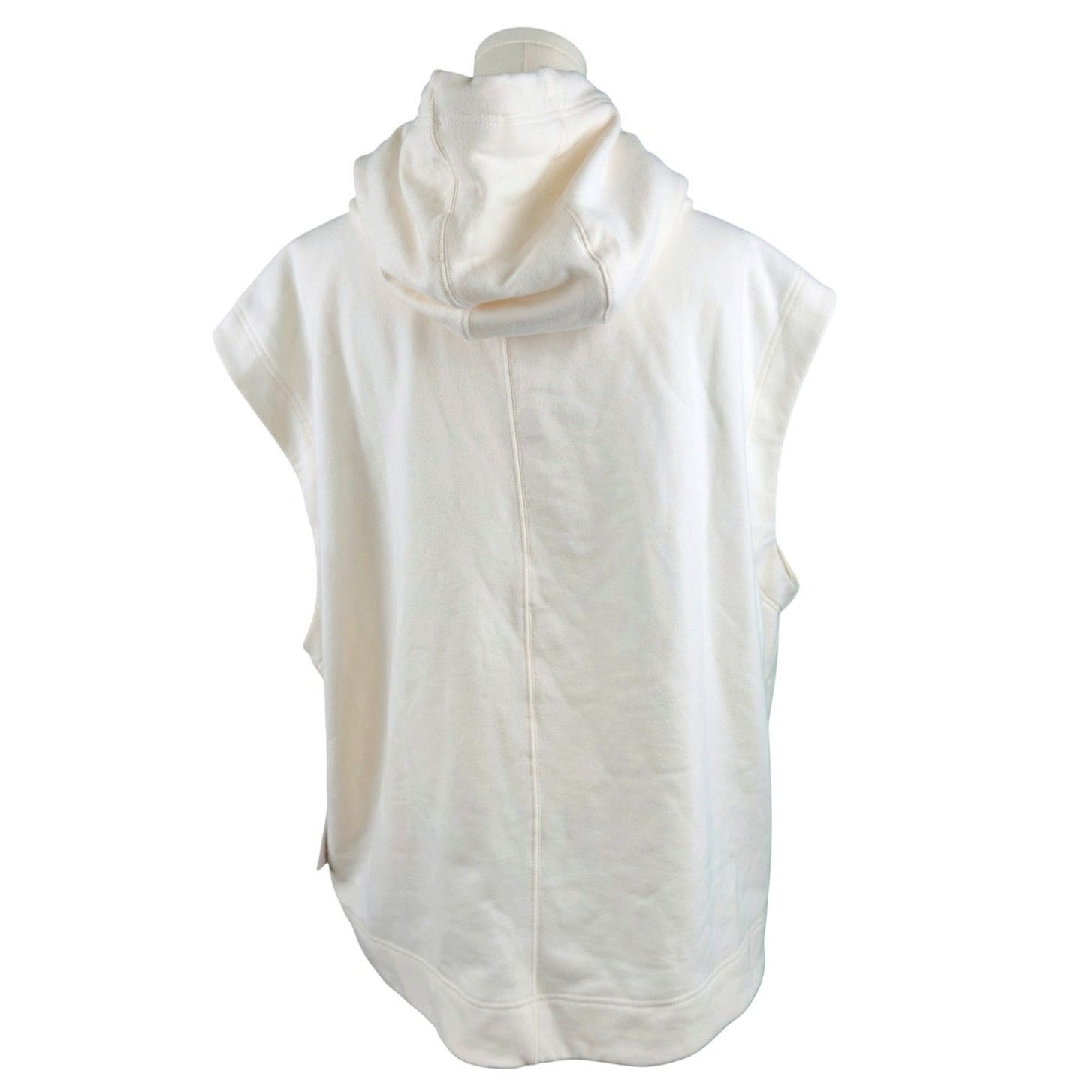 Athleta Athleta Retroplush Cocoon Hoodie Sweatshirt White LARGE Size L / US 10 / IT 46 - 4 Thumbnail
